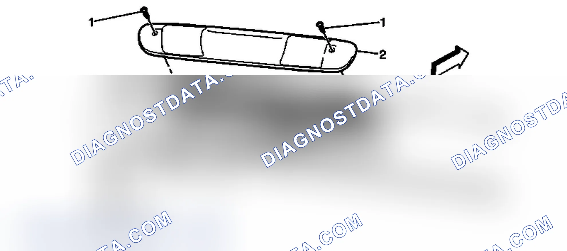 Scheme 45: High Mount Stop Lamp Bulb Replacement (GMC Denali)