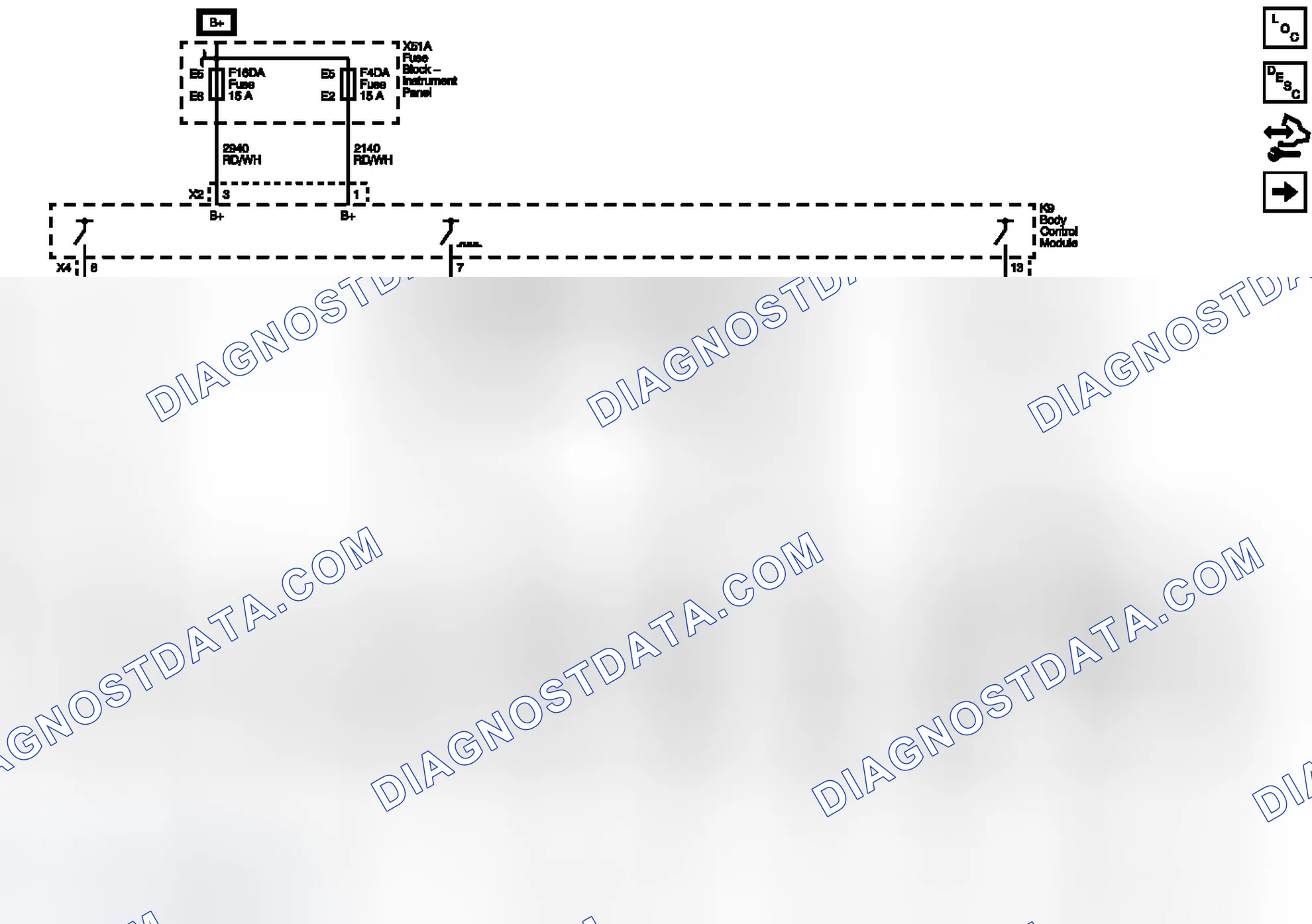 Scheme 3: Left Park And License Lamps