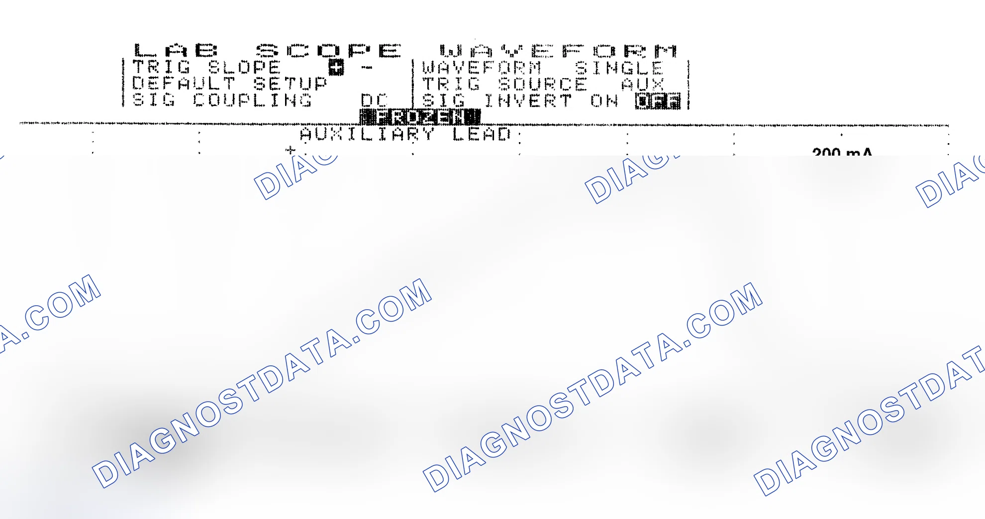 Scheme 13: Single Injector w/Normal Current Flow - Current Pattern