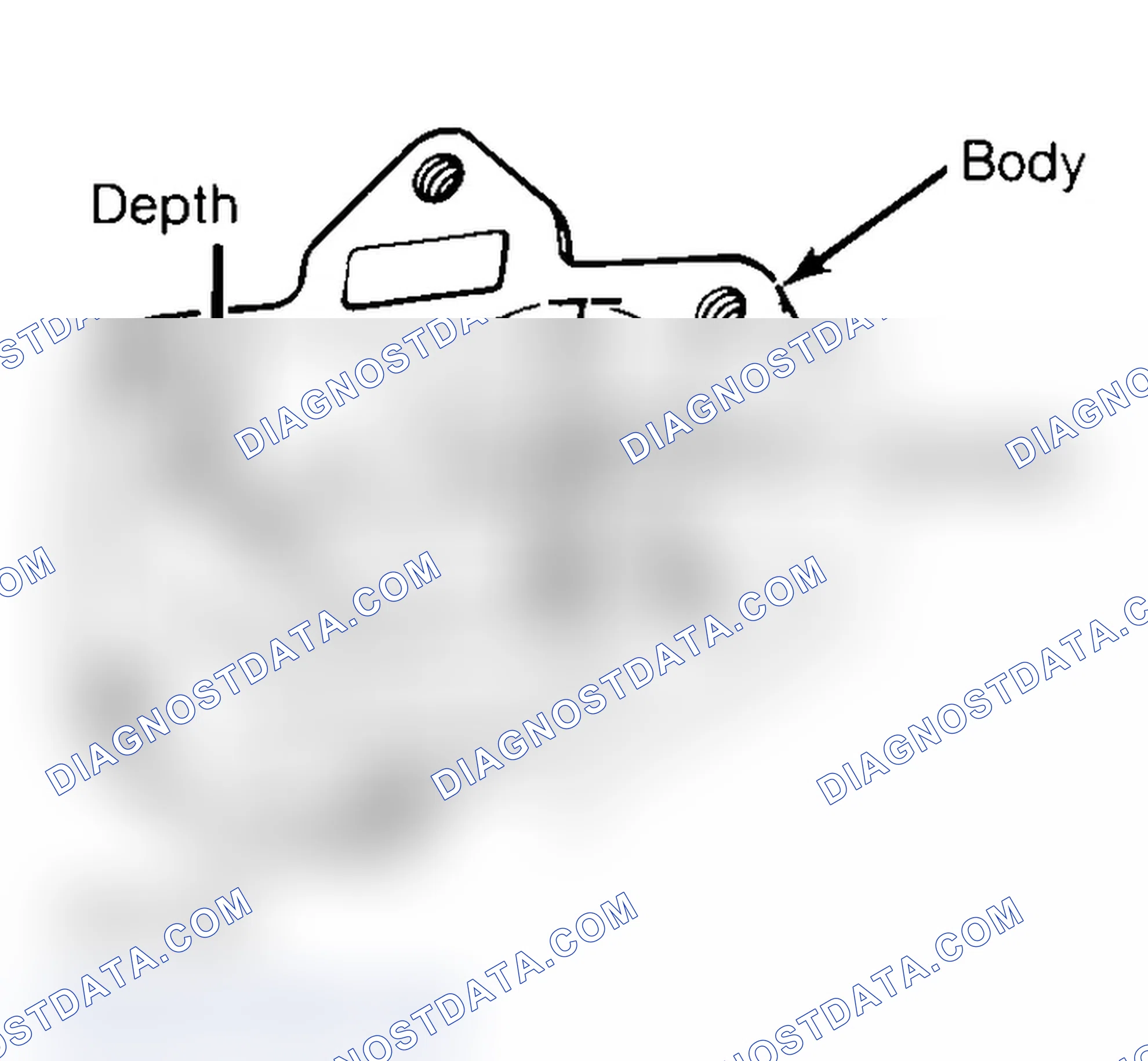 Scheme 35: Measuring Oil Pump Gear Cavity