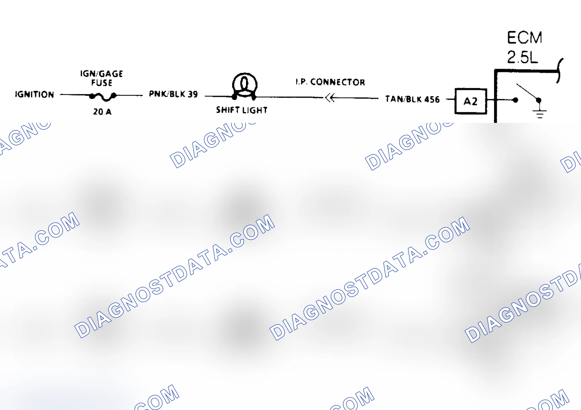 Scheme 137: Manual Transmission Shift Light Check Schematic