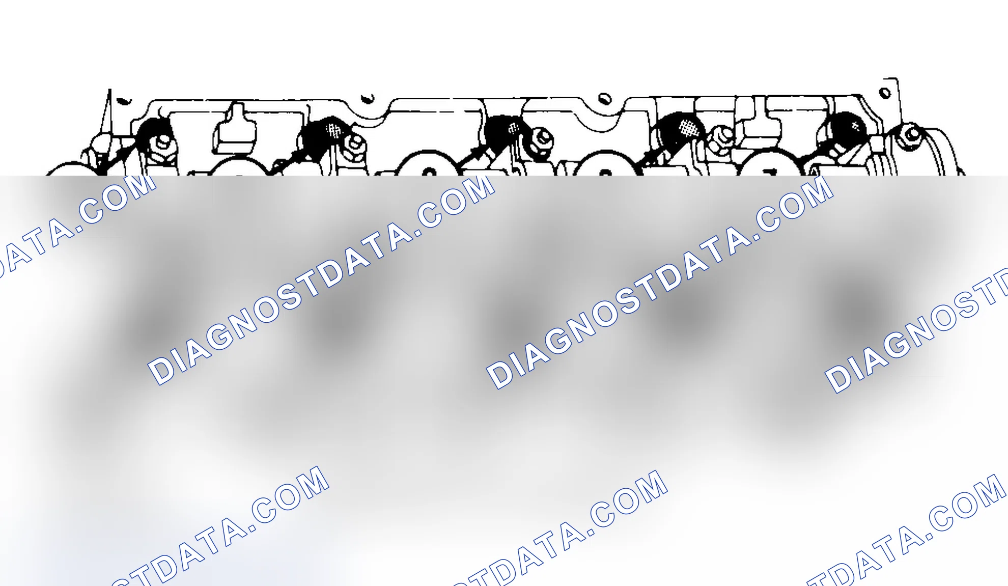 Scheme 7: Typical Cylinder Head Tightening or Loosening Sequence