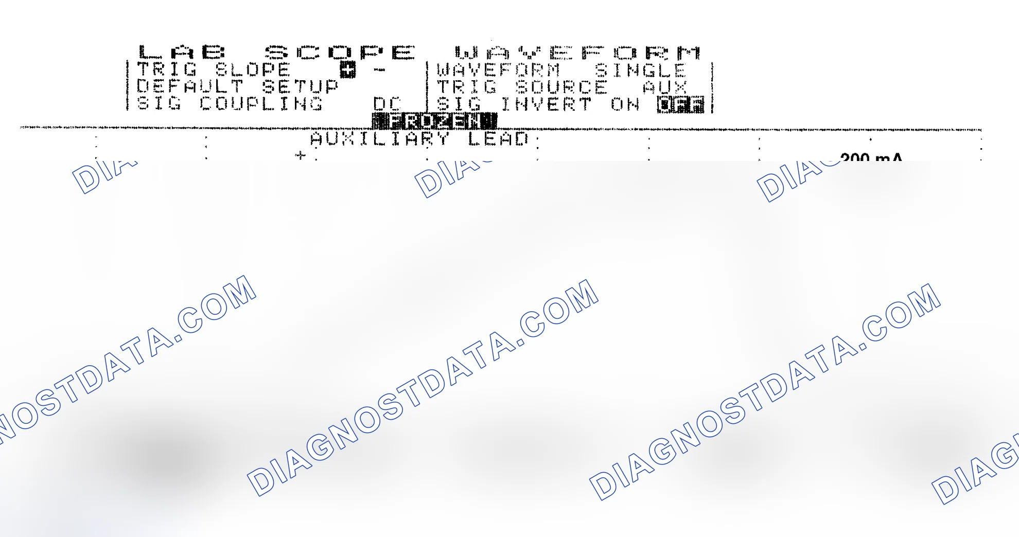 Scheme 13: Single Injector w/Normal Current Flow - Current Pattern