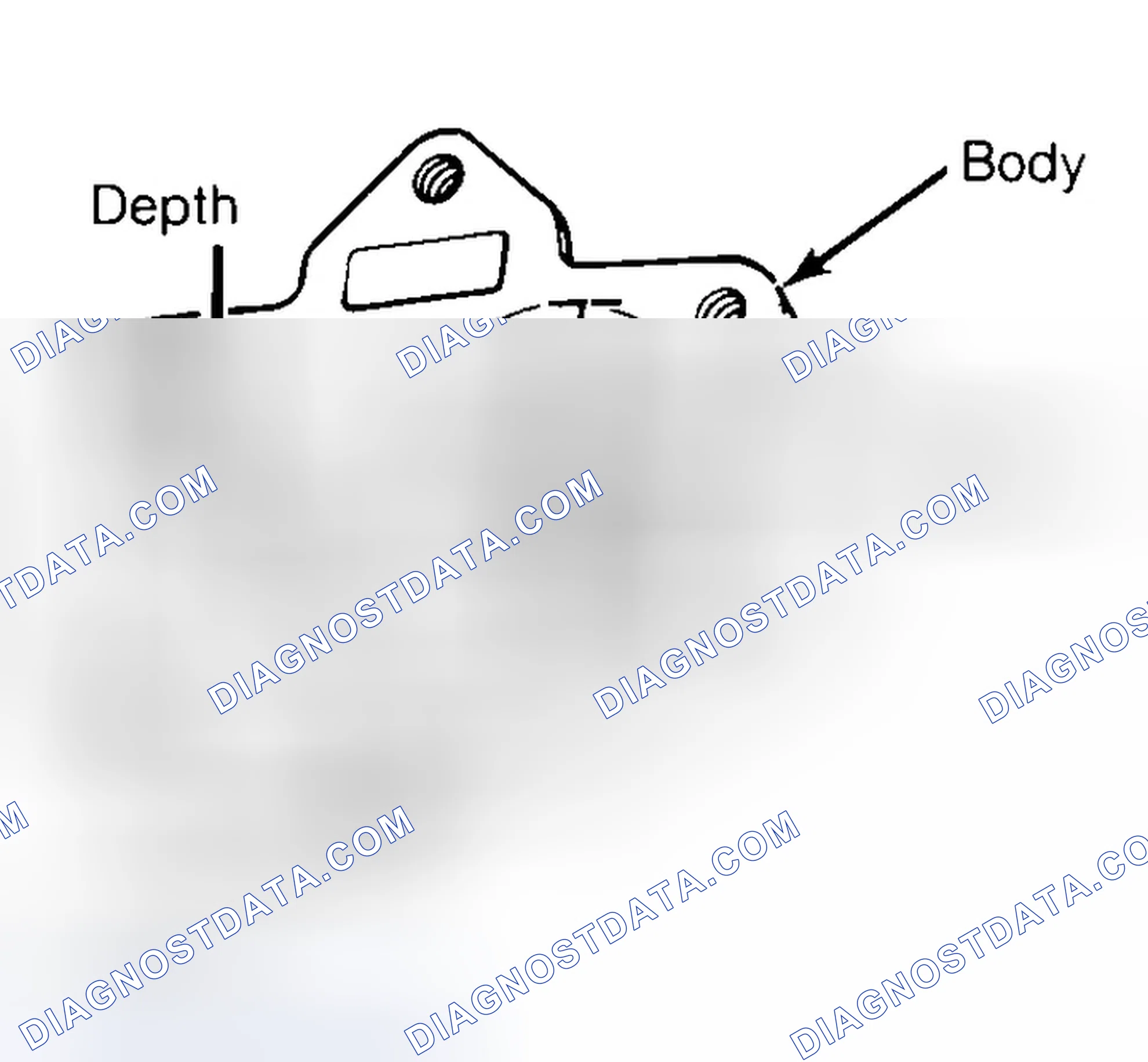 Scheme 35: Measuring Oil Pump Gear Cavity