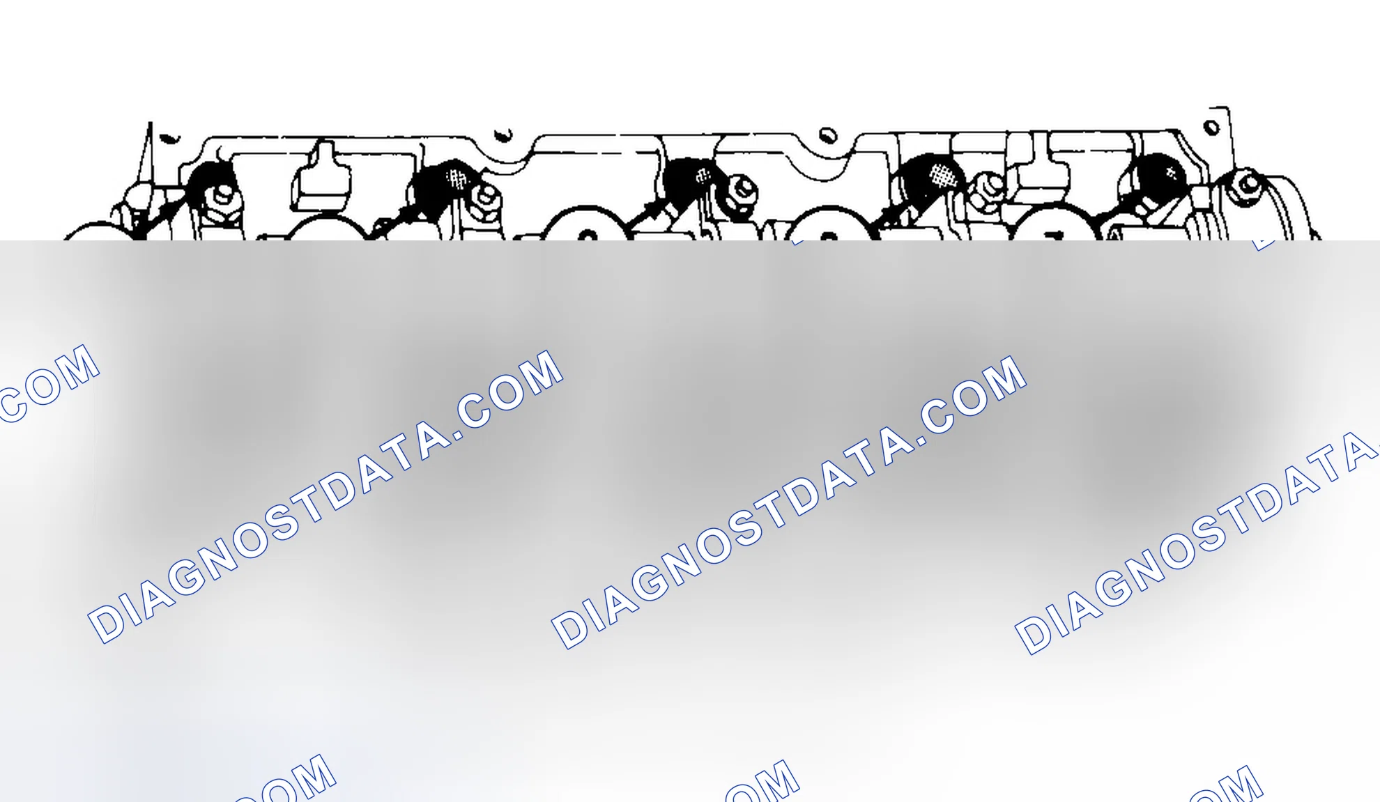 Scheme 7: Typical Cylinder Head Tightening or Loosening Sequence