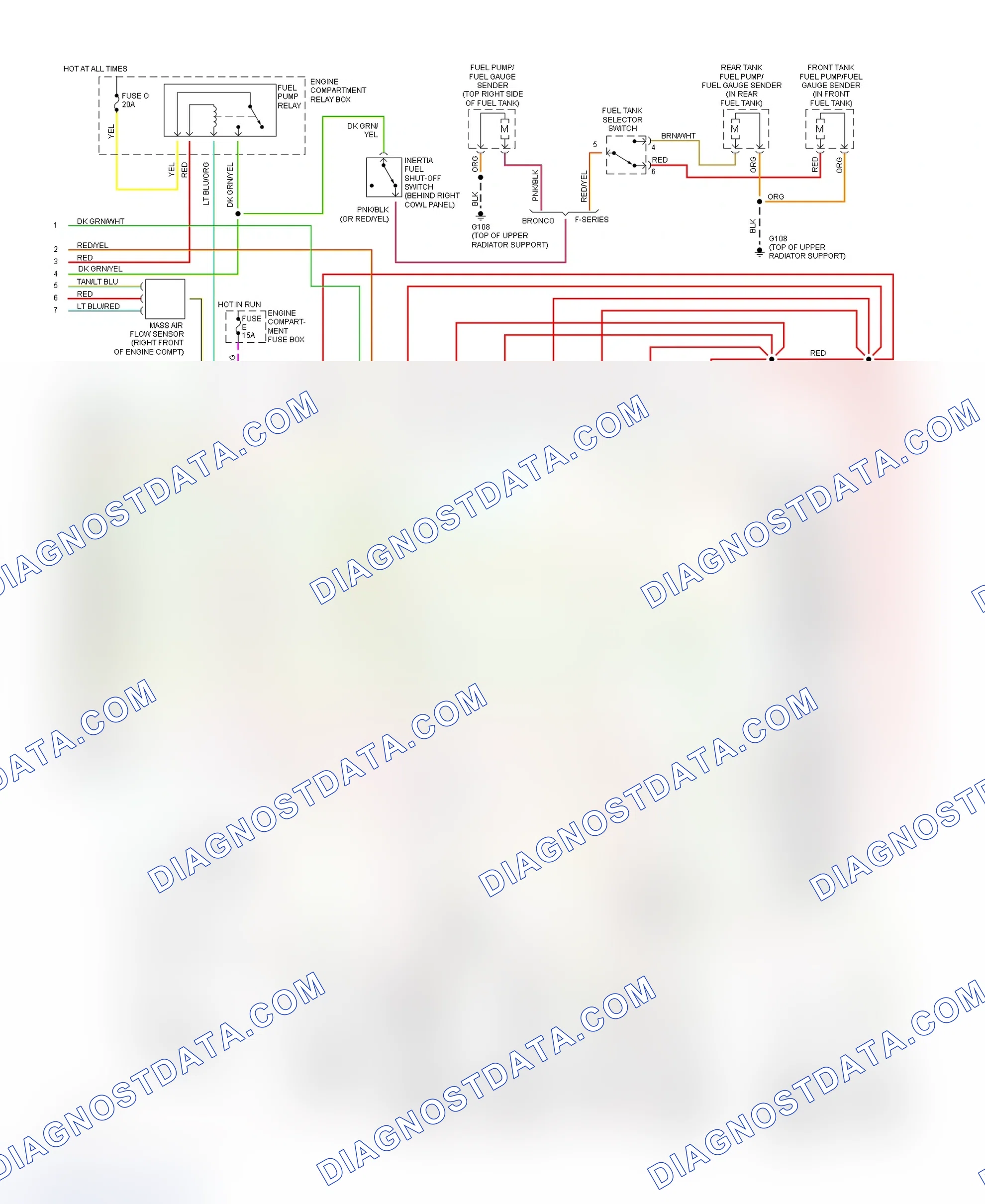 Scheme 74: Wiring Diagram (5.0L With 4R70W - 2 Of 2)