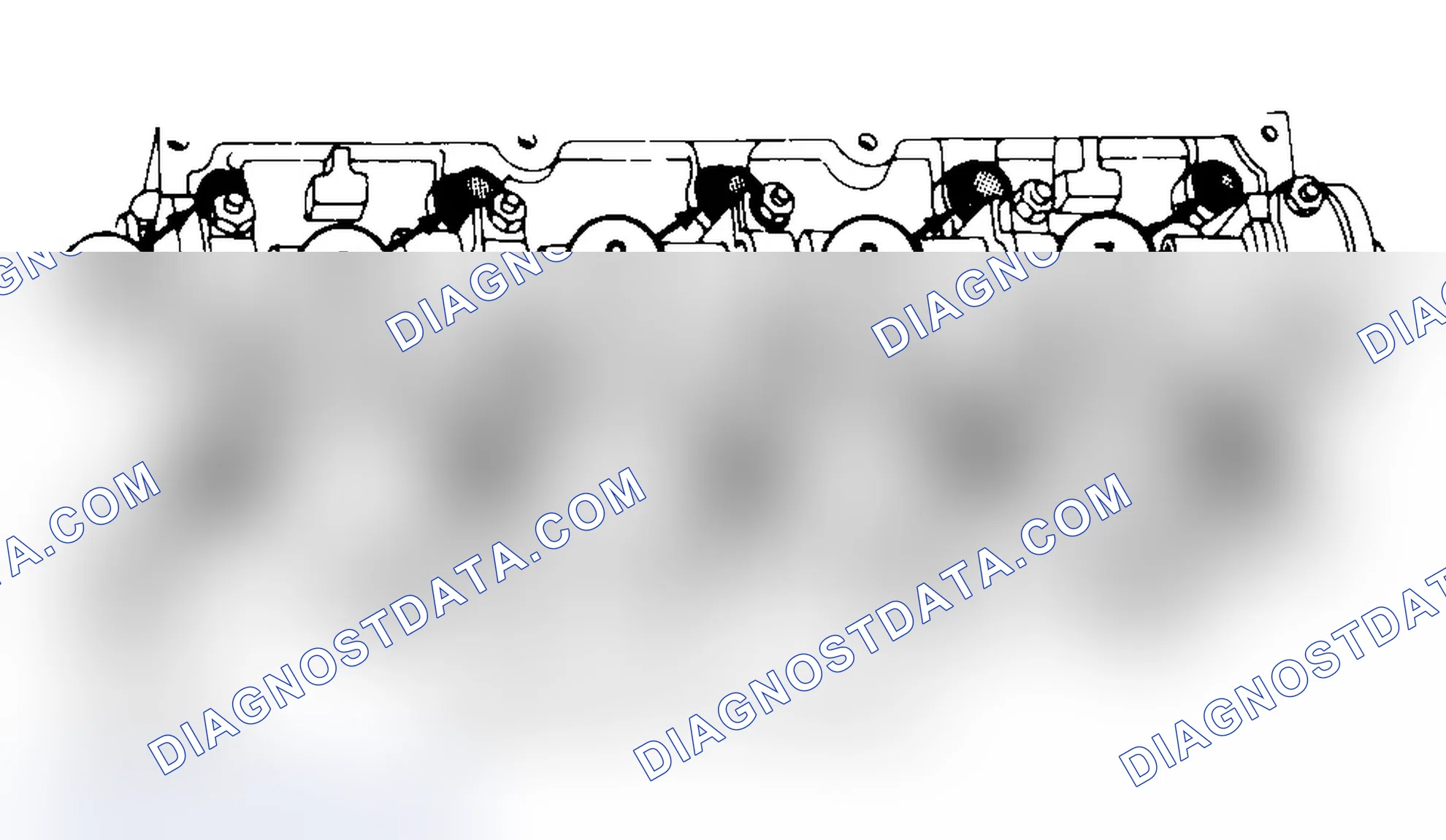 Scheme 7: Typical Cylinder Head Tightening or Loosening Sequence