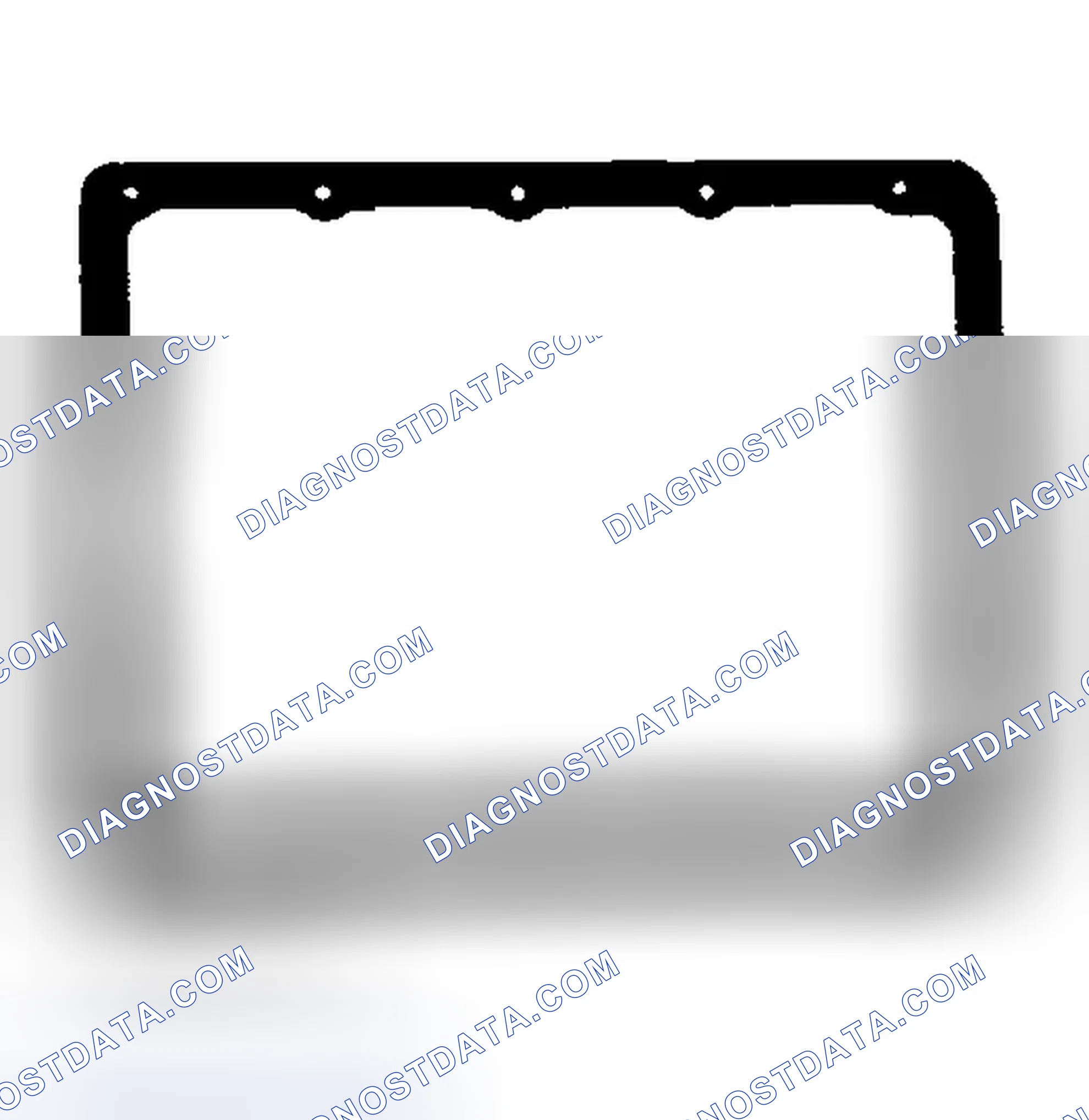 Scheme 1: OIL PAN GASKET