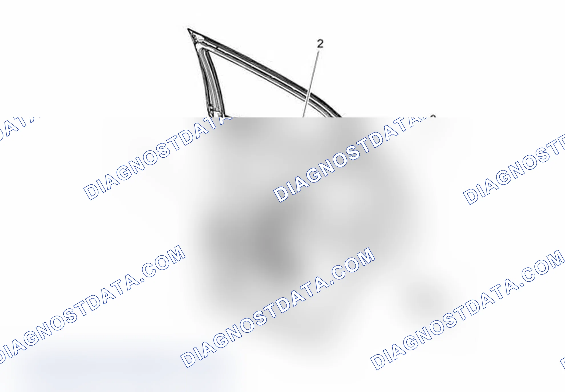 Scheme 61: Right Rear Door (without panel)