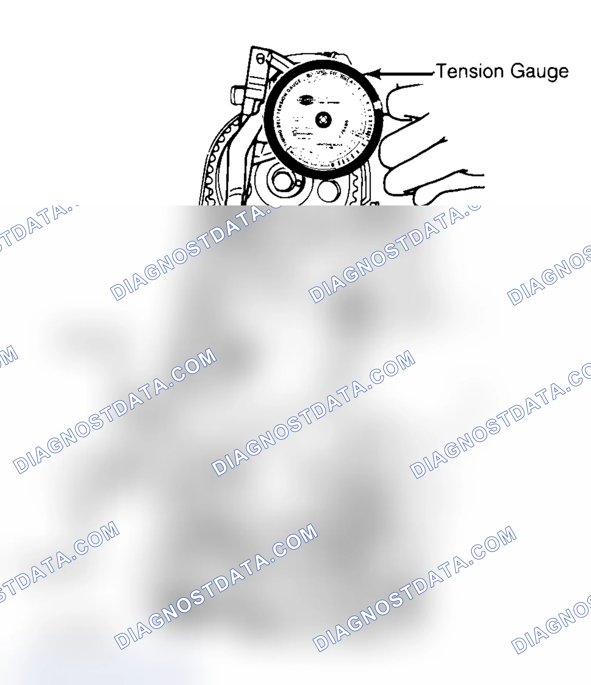 Scheme 28: Adjusting Typical Timing Belt Tension