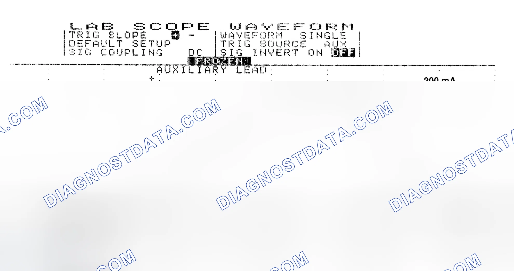 Scheme 13: Single Injector w/Normal Current Flow - Current Pattern