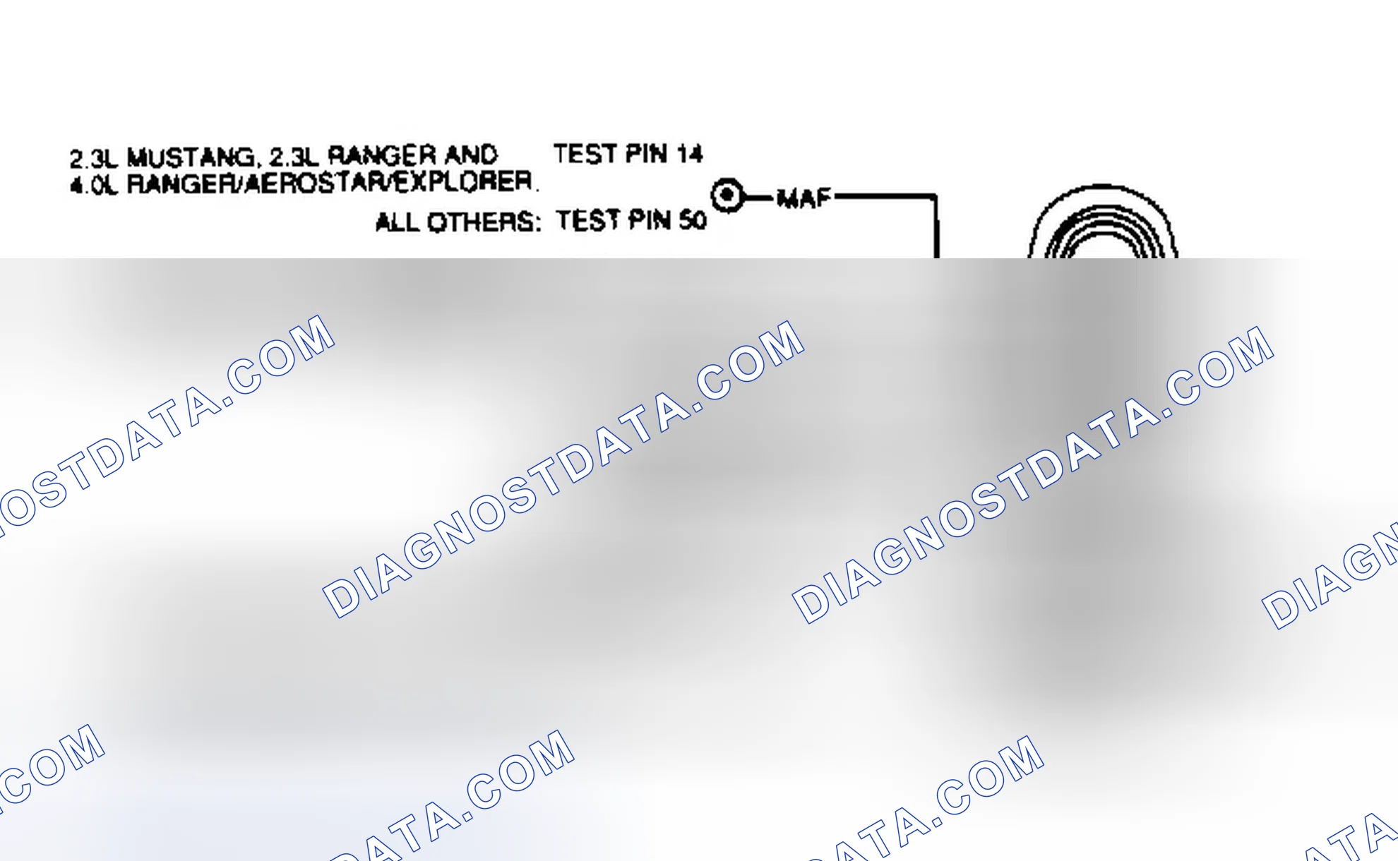 Scheme 28: Mass Airflow (MAF) Sensor Ckts. & Connector Terminal ID