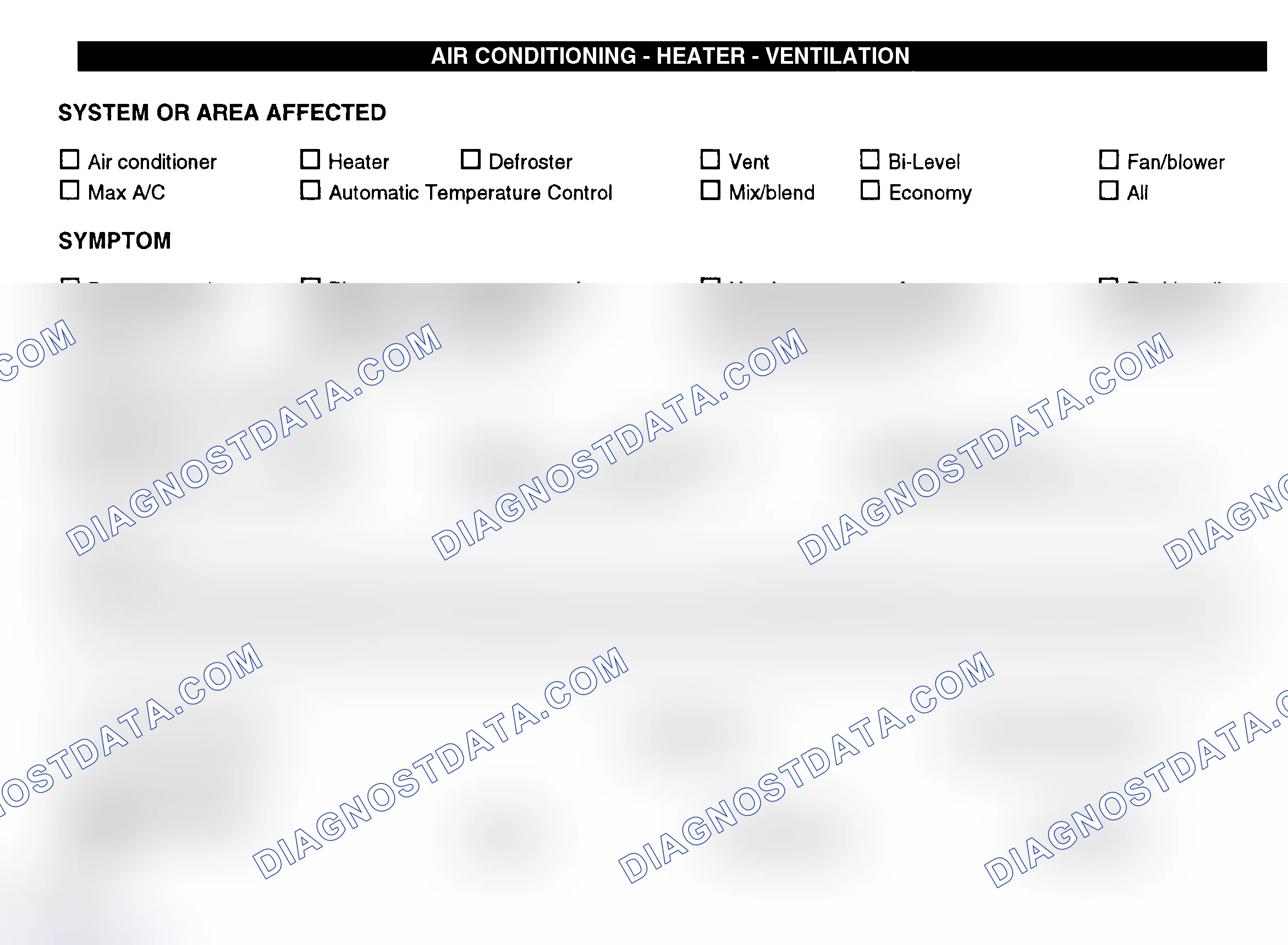 Scheme 8: Air Conditioning, Heater & Ventilation