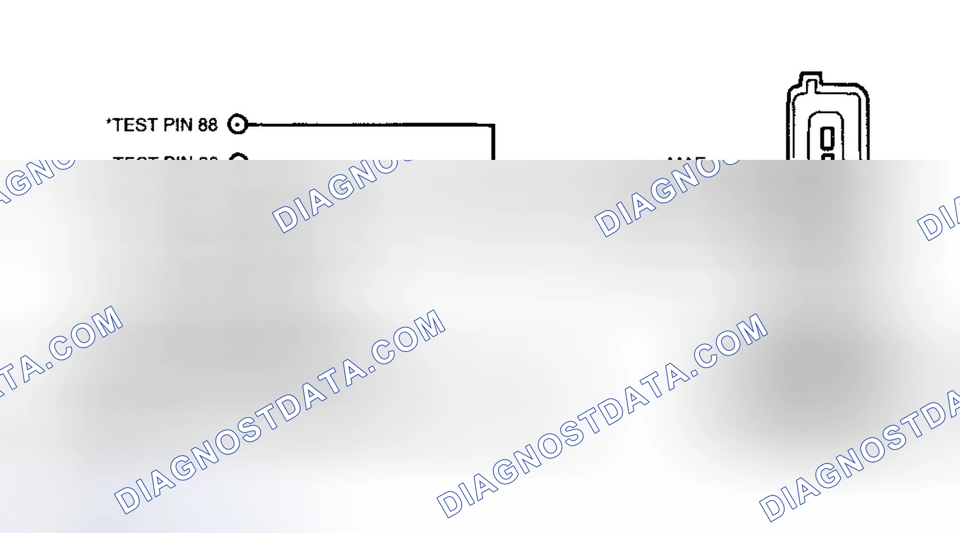 Scheme 435: Mass Airflow (MAF) Sensor Circuits & Connector Terminals