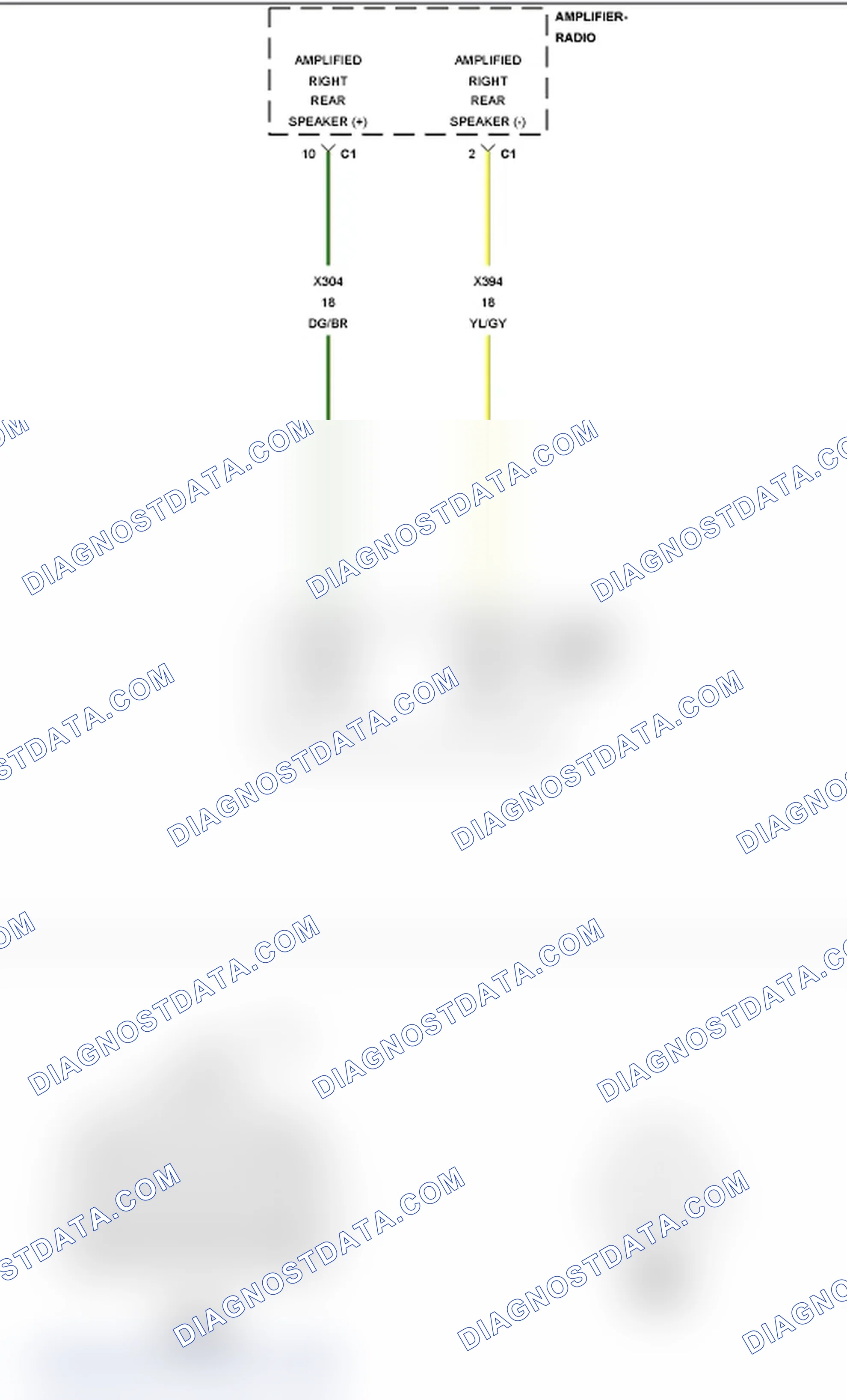 Scheme 241: B14C4-CHANNEL 11 AUDIO SPEAKER OUTPUT CIRCUIT LOW