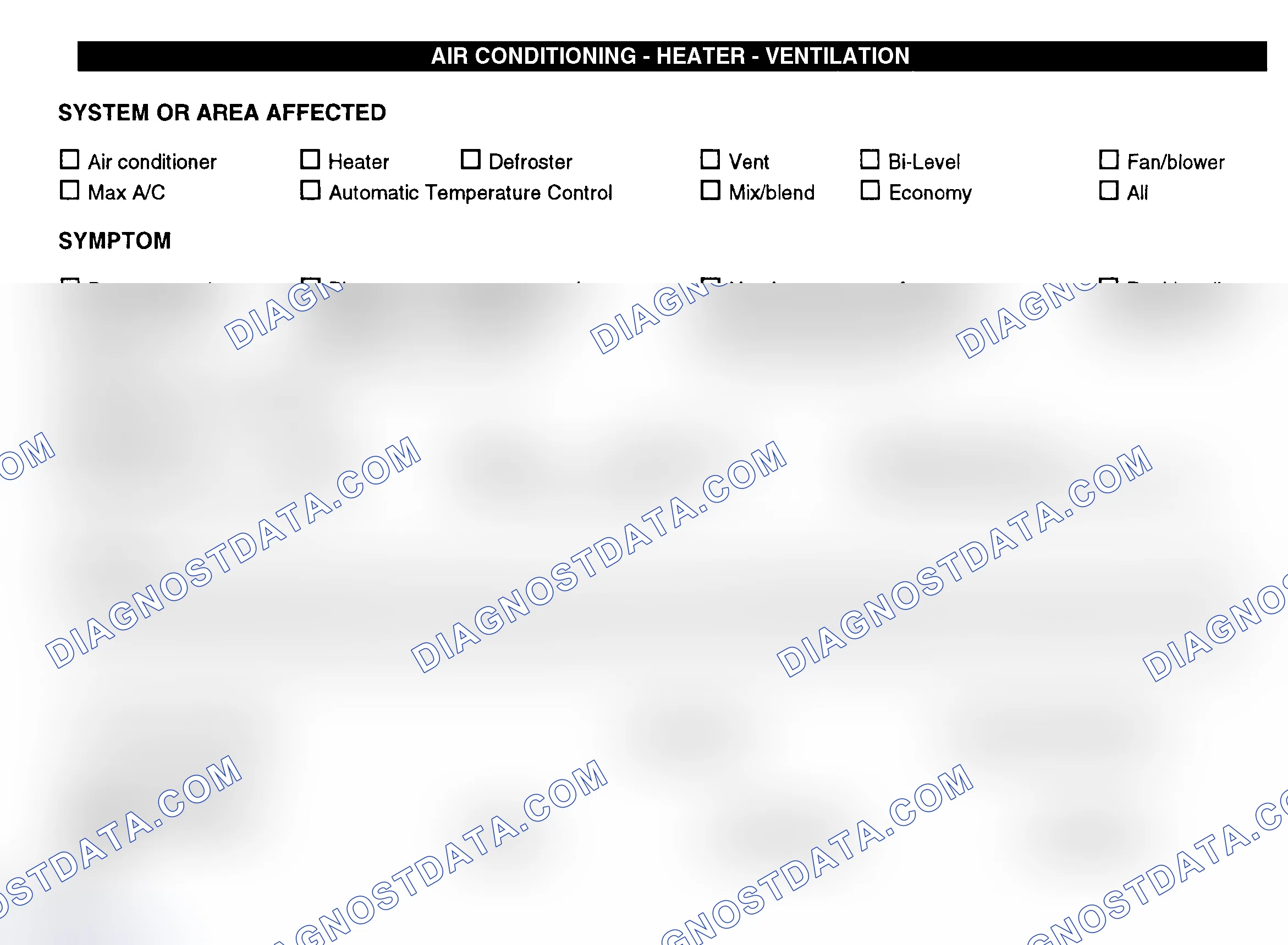 Scheme 8: Air Conditioning, Heater & Ventilation