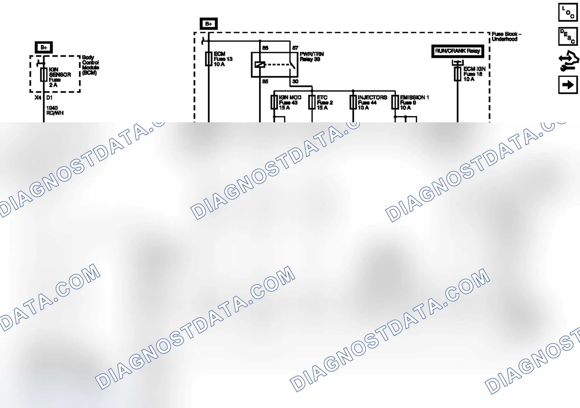 Scheme 1: Module Power, Ground, Serial Data, and MIL Wiring Schematics