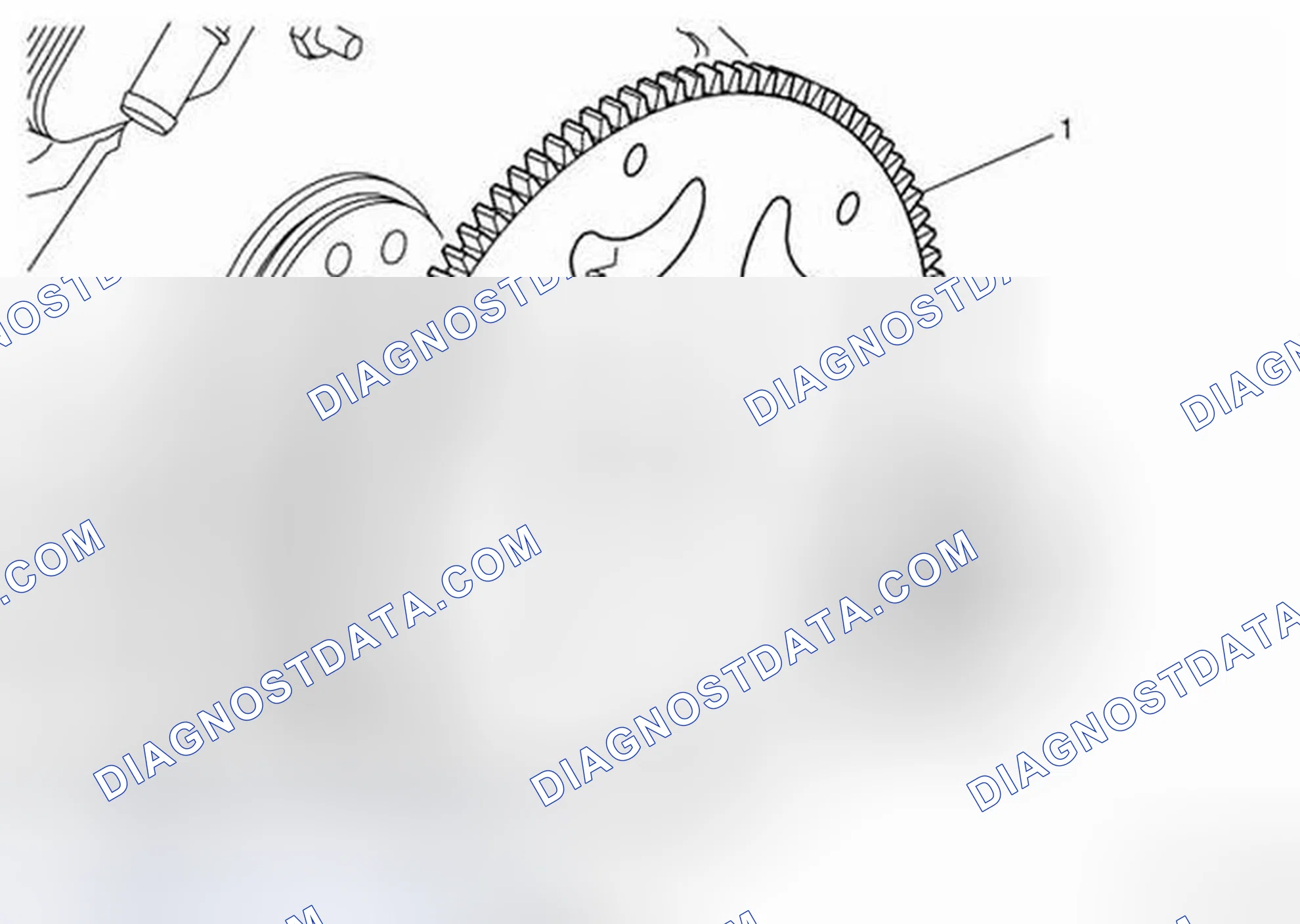 Scheme 524: Flywheel Motor Replacement (Automatic Transmission)