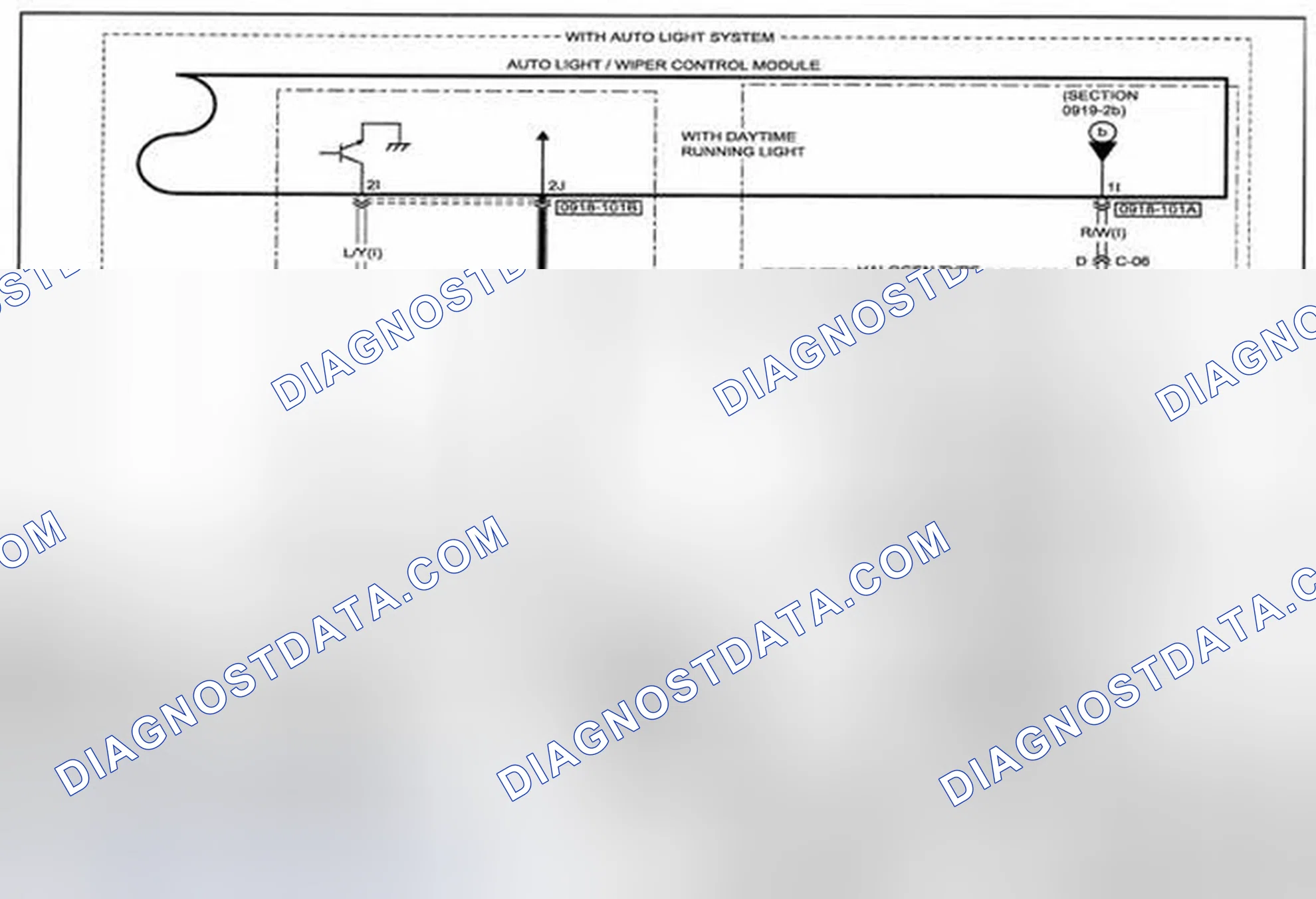 Scheme 246: Headlight Wiring Diagram - 0918-2f (1 Of 2)