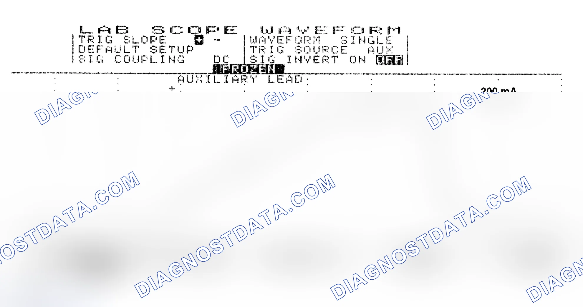 Scheme 13: Single Injector w/Normal Current Flow - Current Pattern