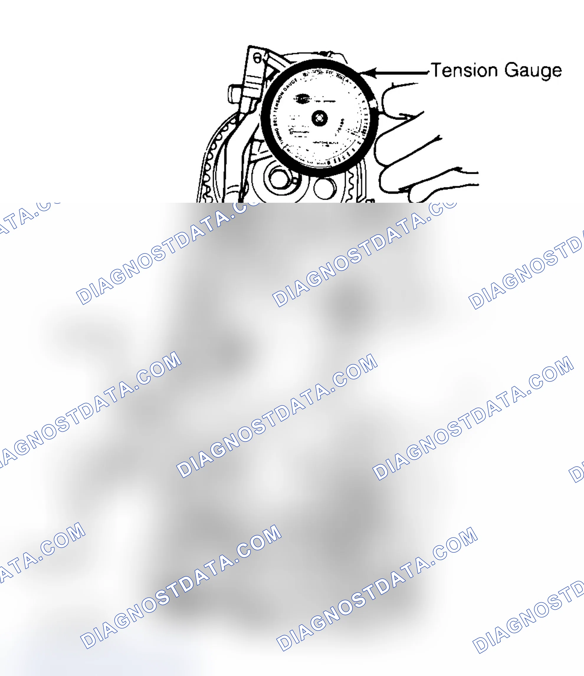 Scheme 28: Adjusting Typical Timing Belt Tension