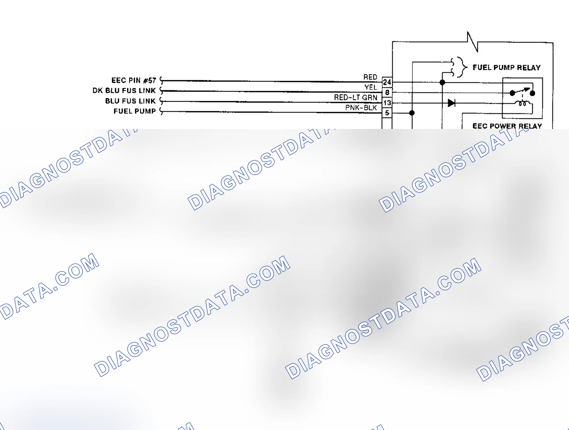 Scheme 12: Electric Cooling Fan Wiring Diagram (Tempo & Topaz with A/C)