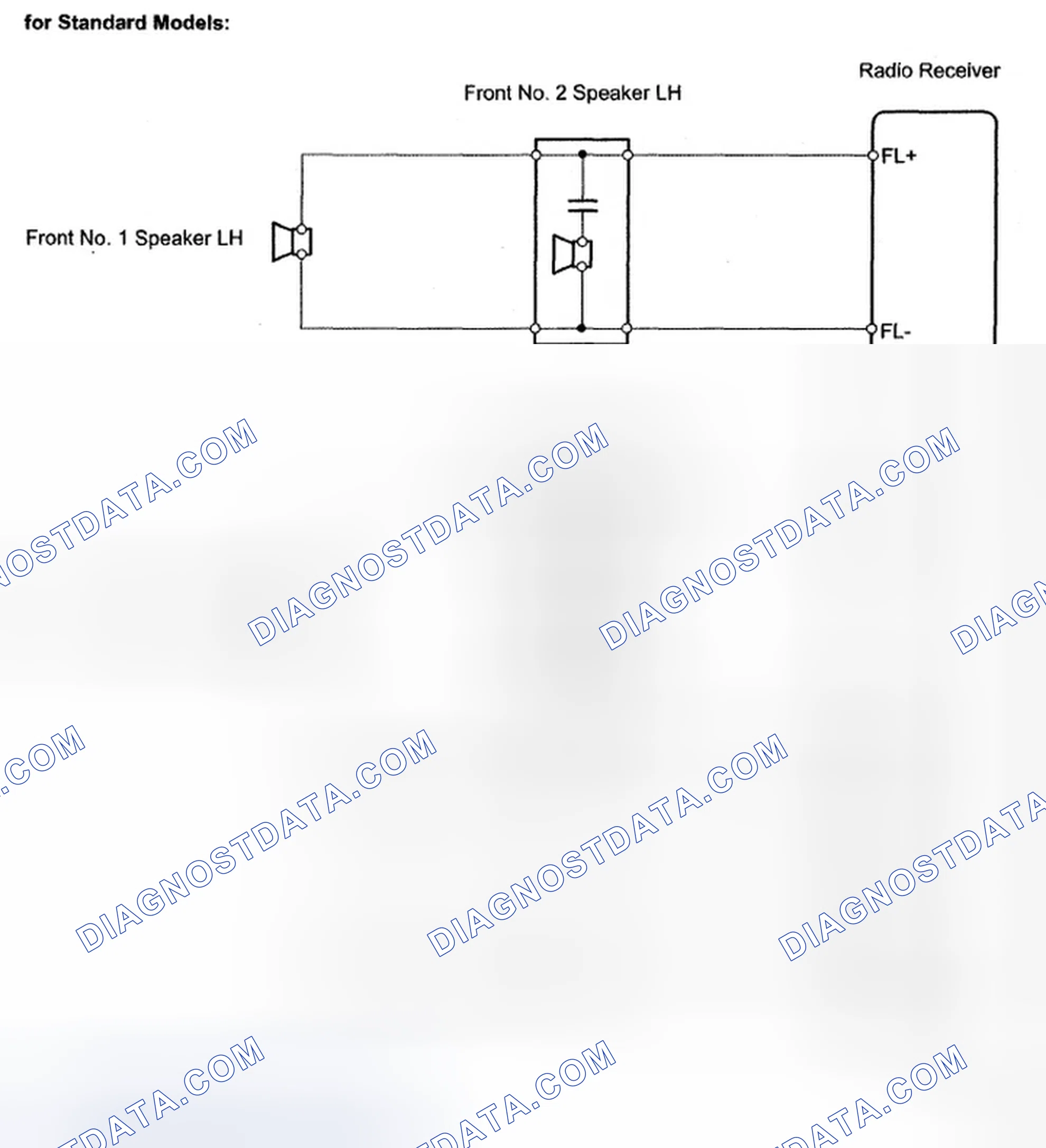 Scheme 21: Speaker Wiring Diagram For Standard Models