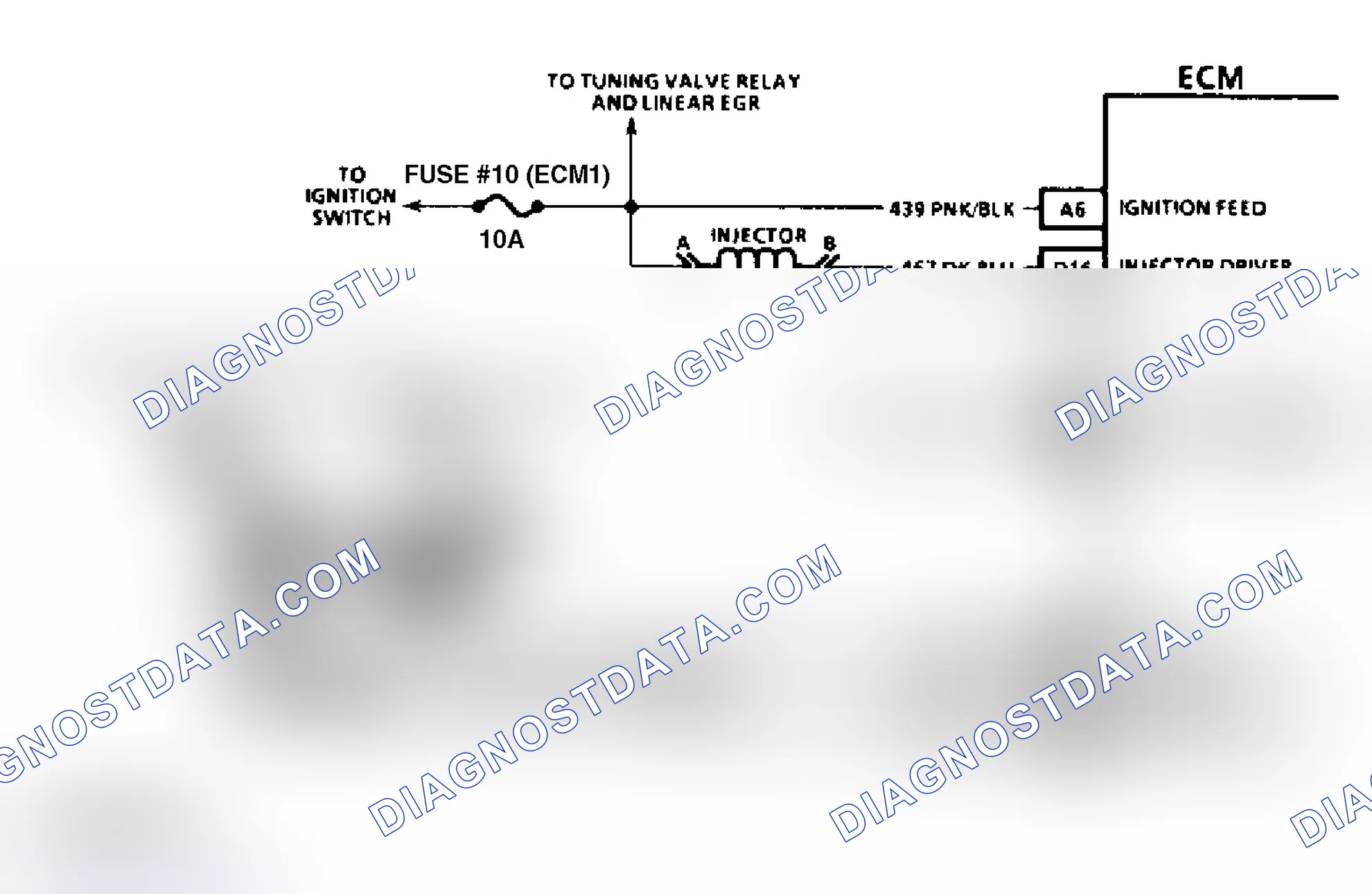 Scheme 55: Code 42 Schematic ("T" Series 4.3L Pickup M/T) Ignition Control