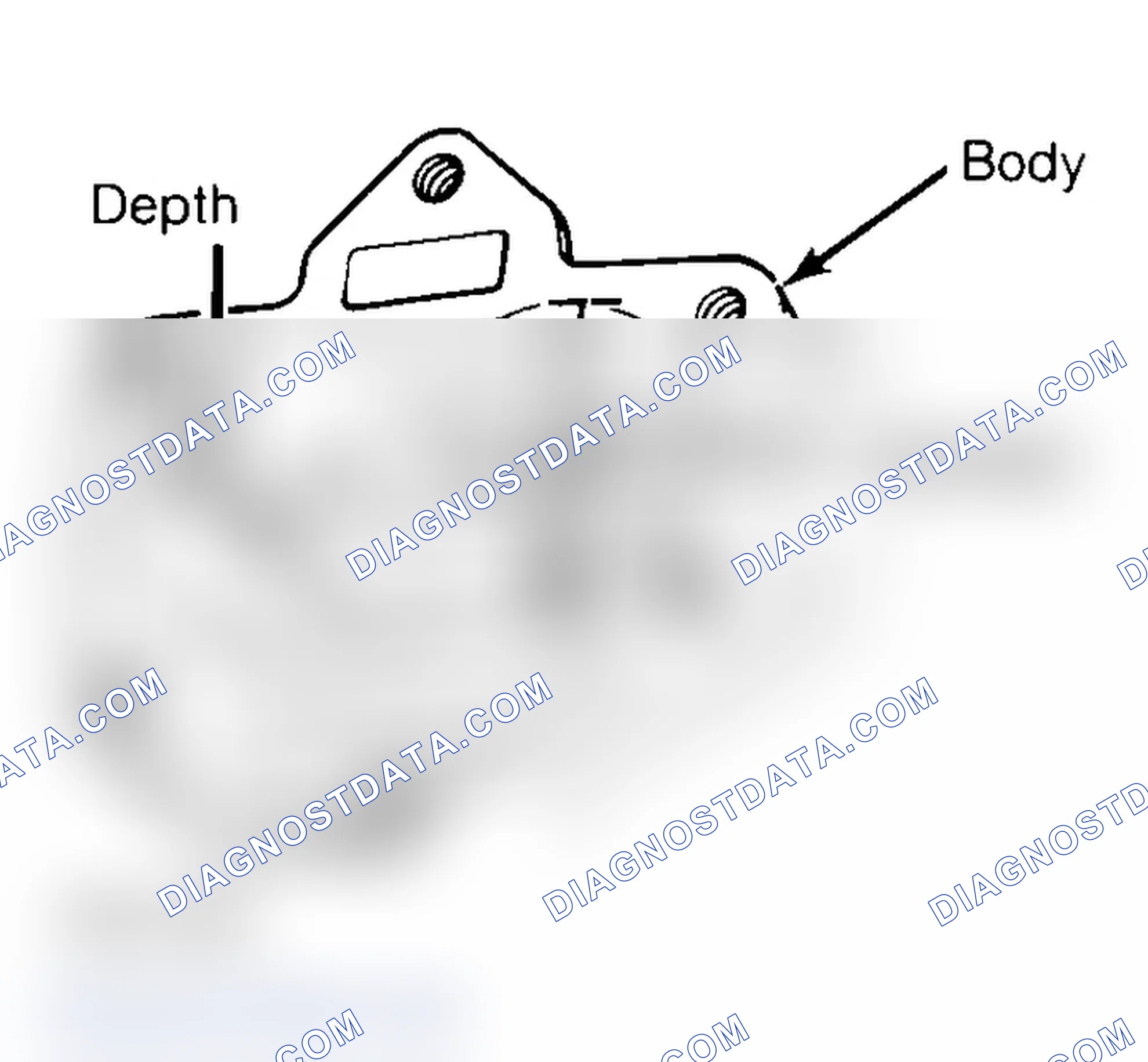 Scheme 35: Measuring Oil Pump Gear Cavity