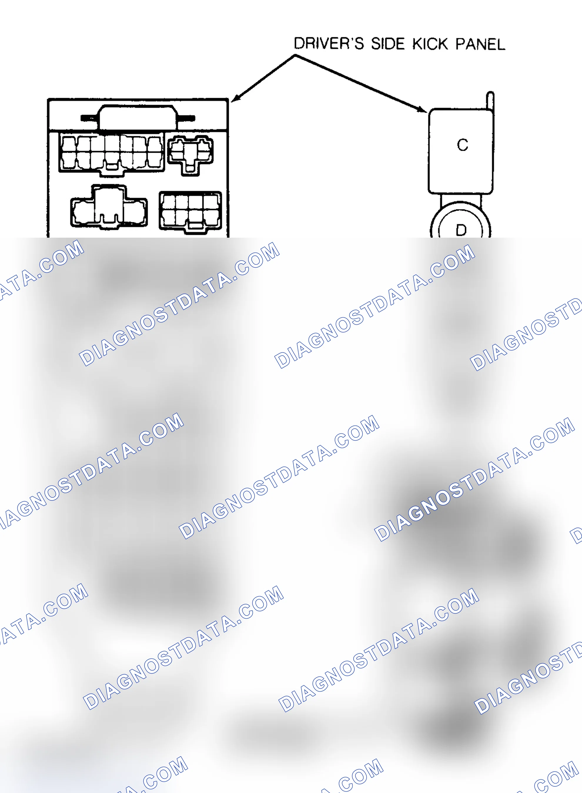 Scheme 6: PASSENGER COMPARTMENT FUSE PANELS IDENTIFICATION