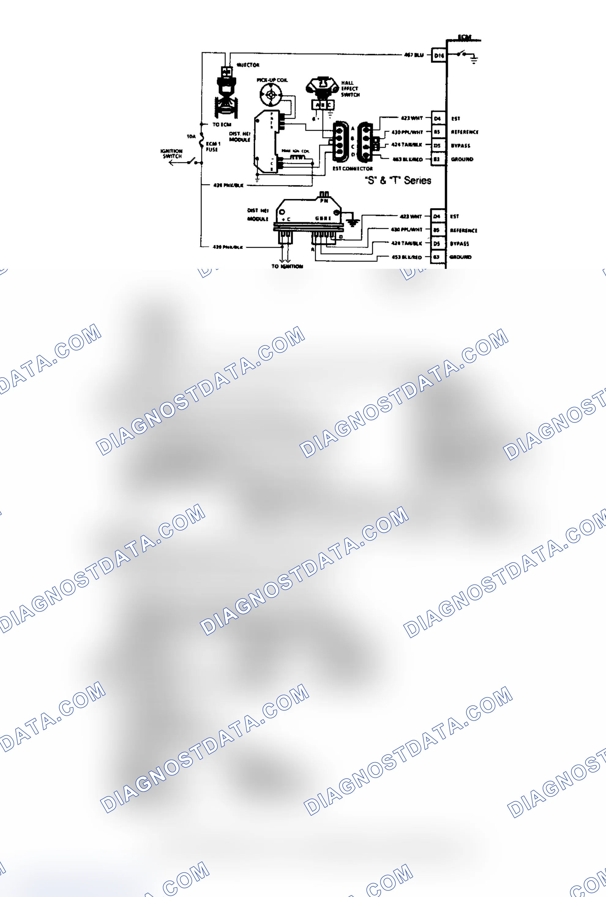 Scheme 56: Chart A4, Injector Circuit Diagnosis (2.5L)