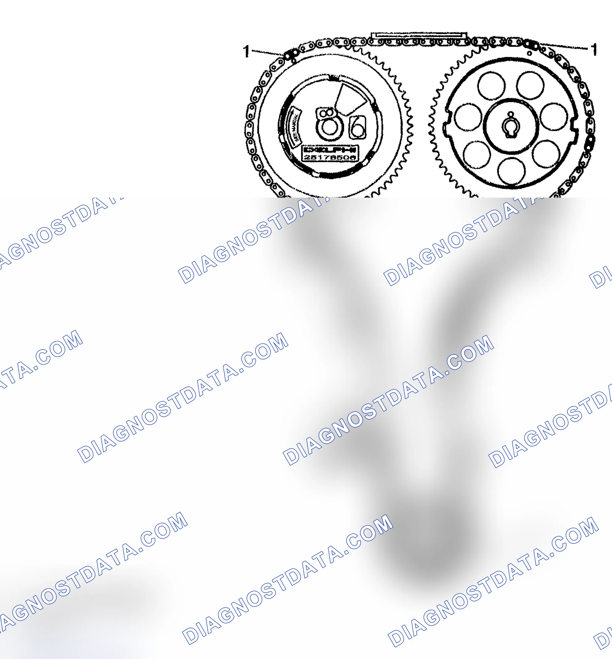 Scheme 816: Timing Chain Alignment Diagram