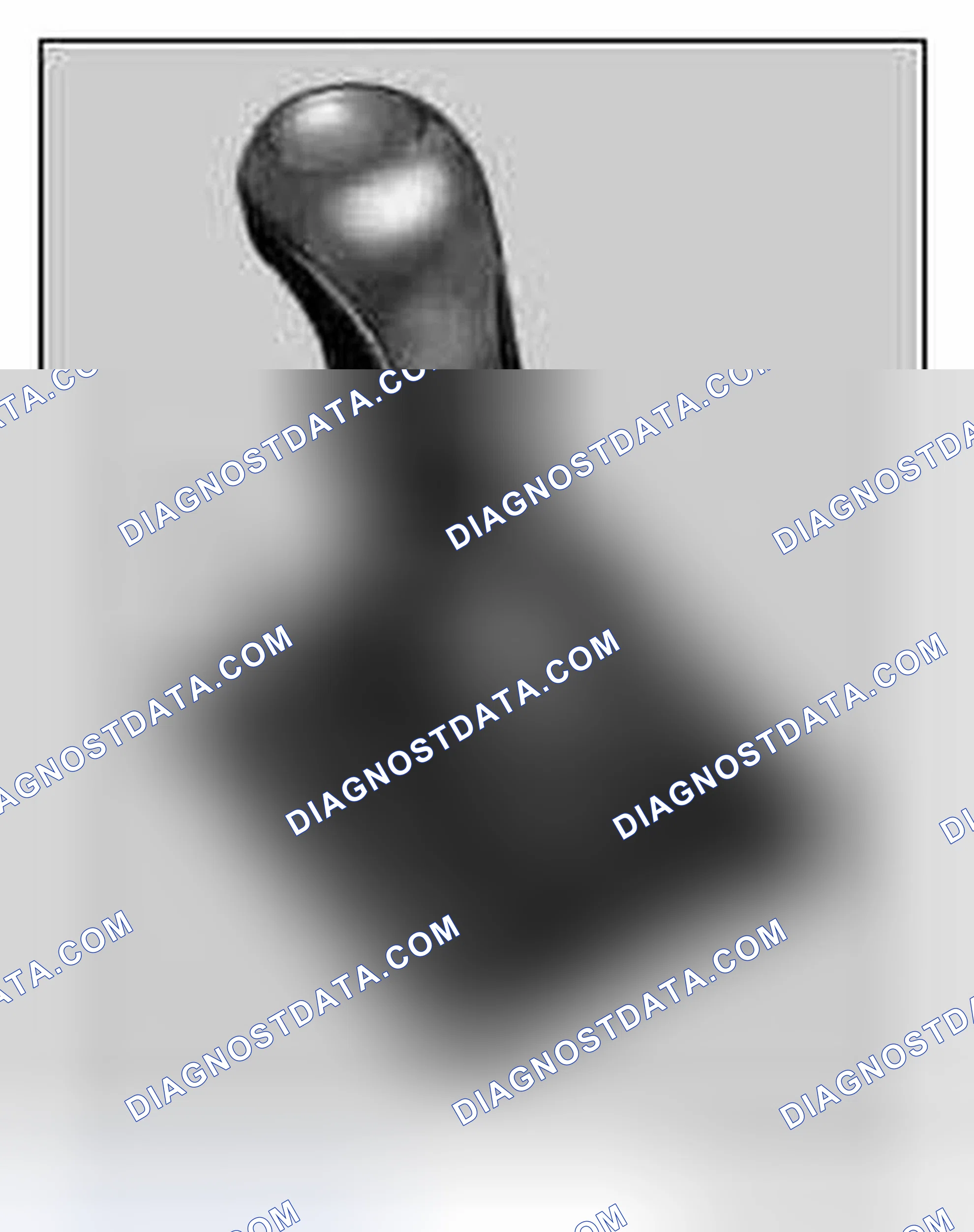 Scheme 393: Identifying Automatic Transmission Selector Lever Positions (Shown On Model 230.474)