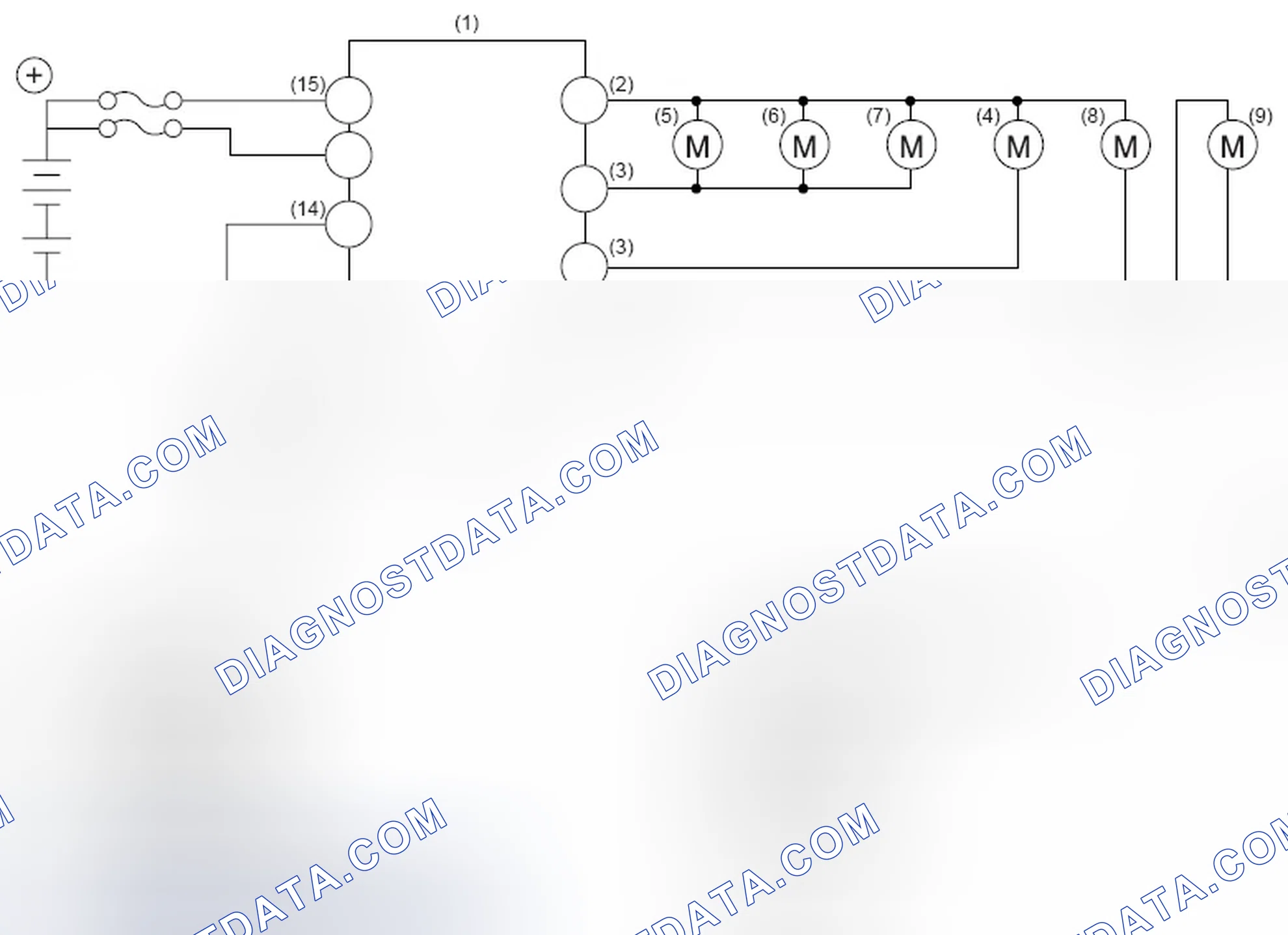 Scheme 72: Power Door Lock Schematic