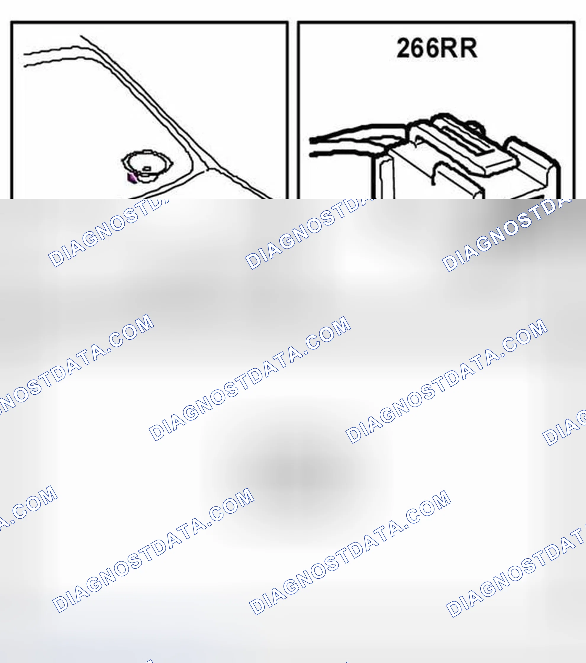 Scheme 87: Loudspeaker, parcel shelf, RH, 4D (266RR)