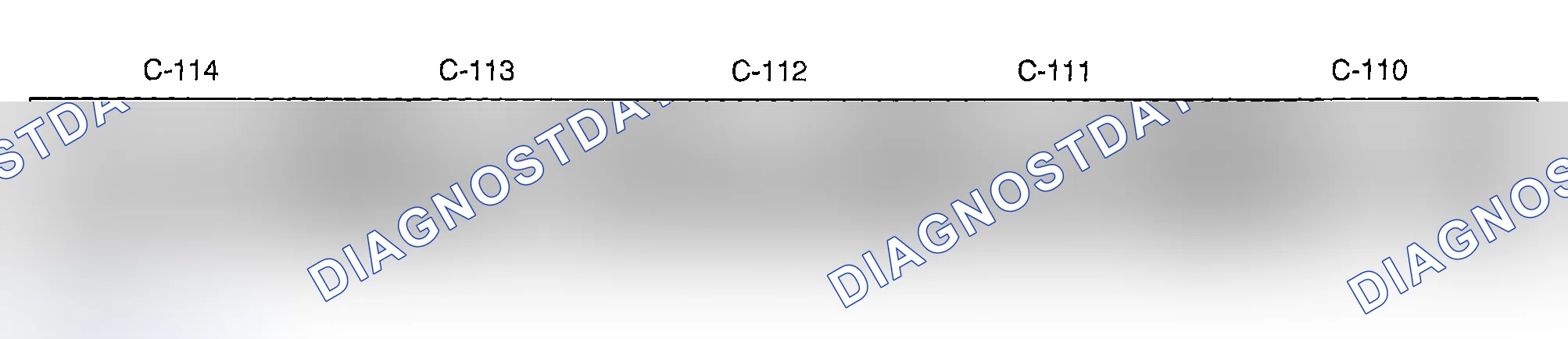 Scheme 559: PCM TERMINAL VOLTAGE REFERENCE CHART FOR TRANSAXLE OPERATION