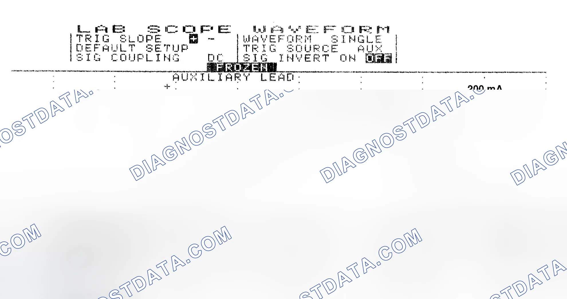 Scheme 13: Single Injector w/Normal Current Flow - Current Pattern