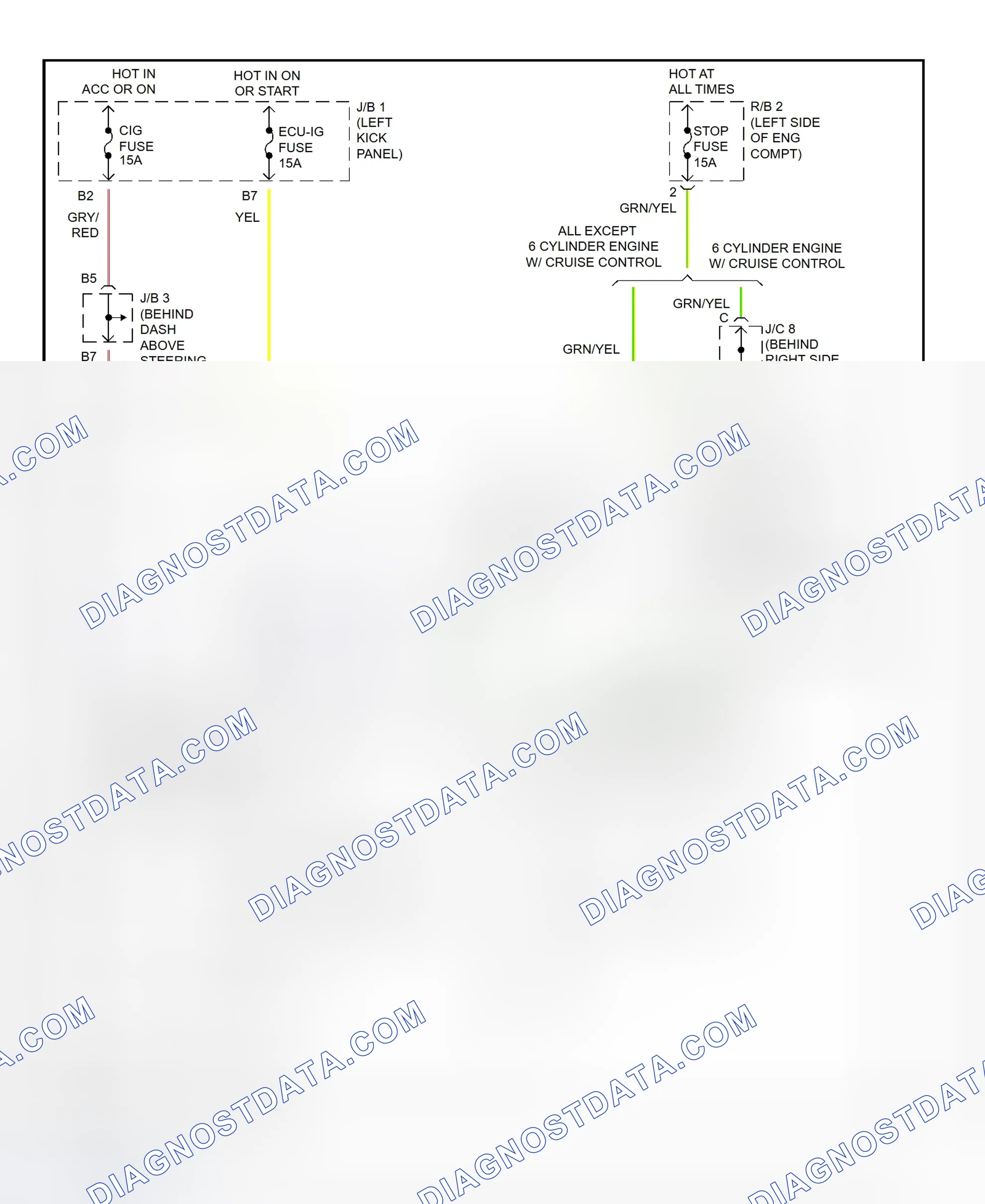 Scheme 61: Shift Interlock System Wiring Diagram (1997 Tacoma - With Column Shift)