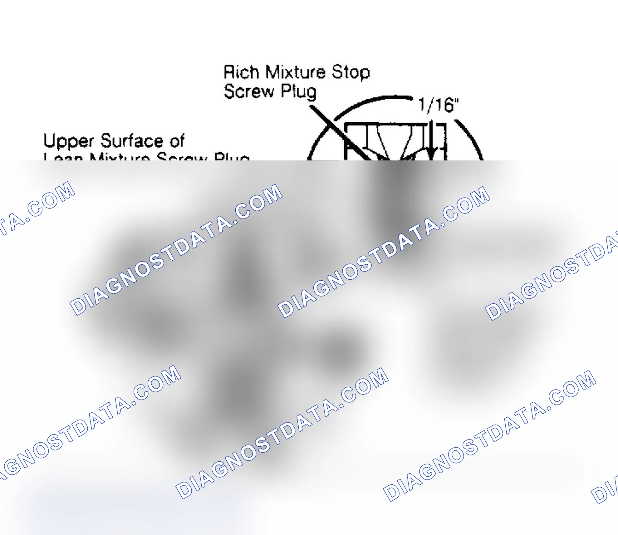 Scheme 13: Installing Mixture Stop Screw Plugs