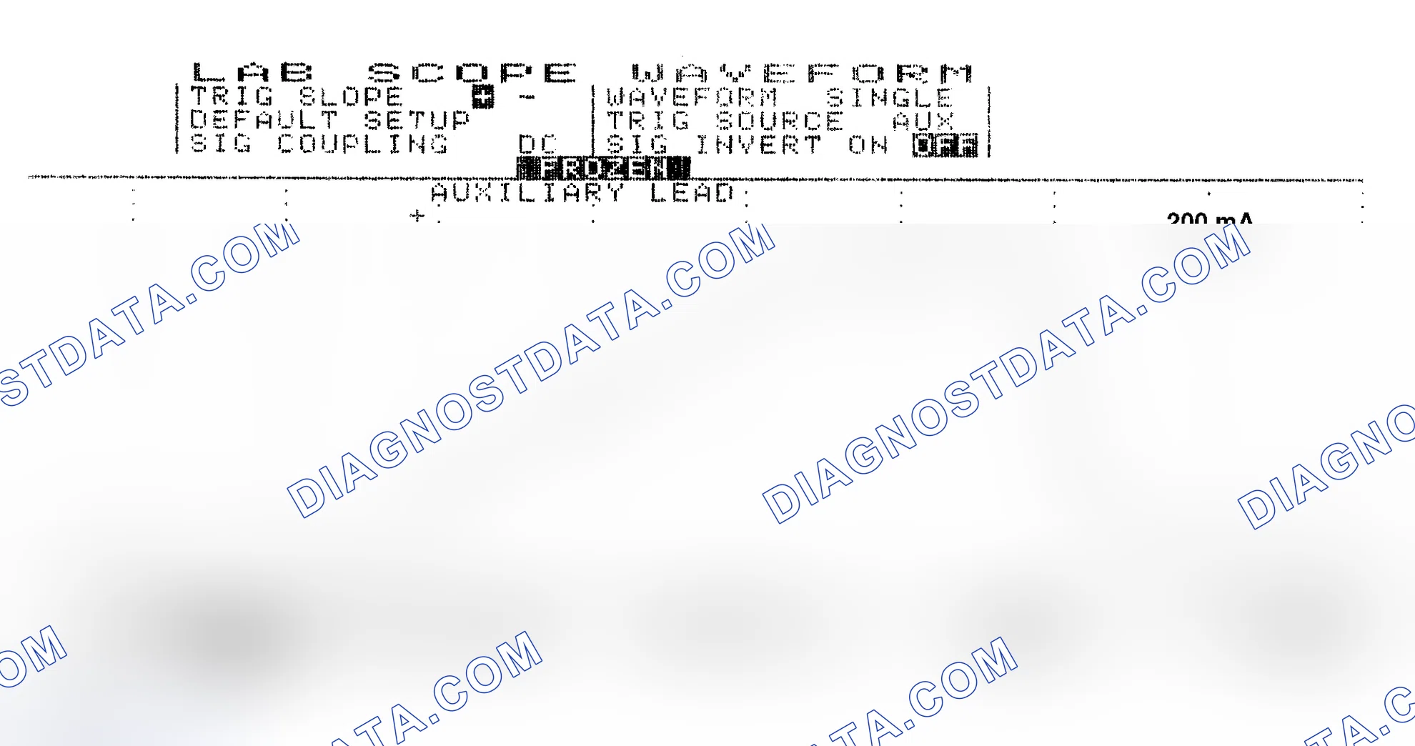 Scheme 13: Single Injector w/Normal Current Flow - Current Pattern