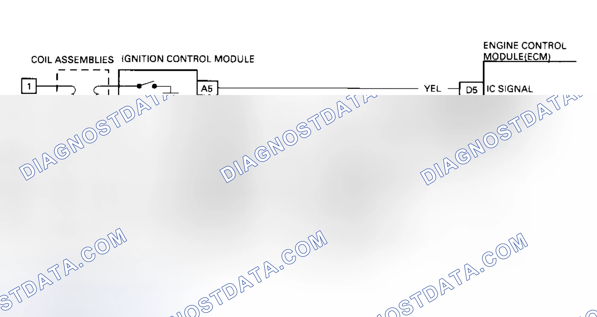 Scheme 75: Code 42 - Schematic (3.2L Passport EST (Electronic Spark Timing)