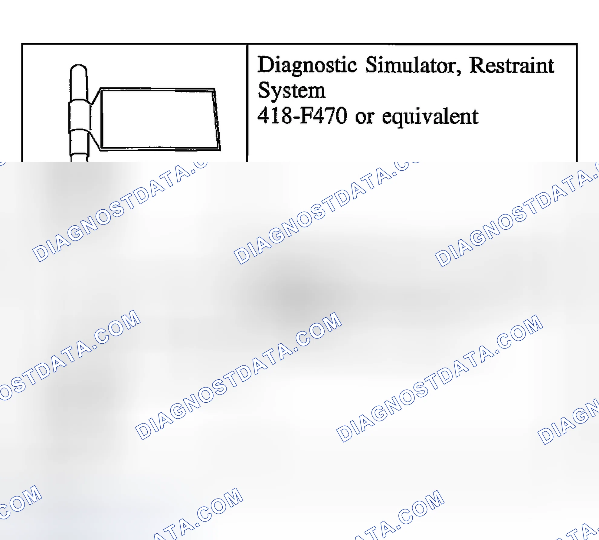 Scheme 30: Special Tool(s)