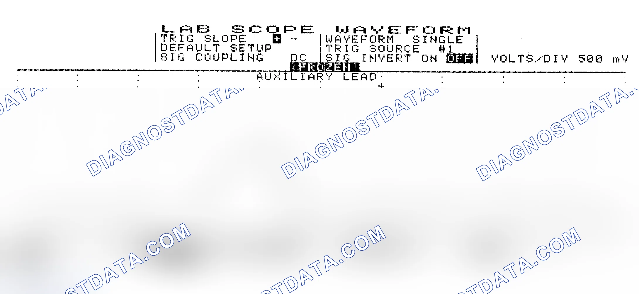 Scheme 10: Single Injector w/Excessive Current Flow - Current Pattern
