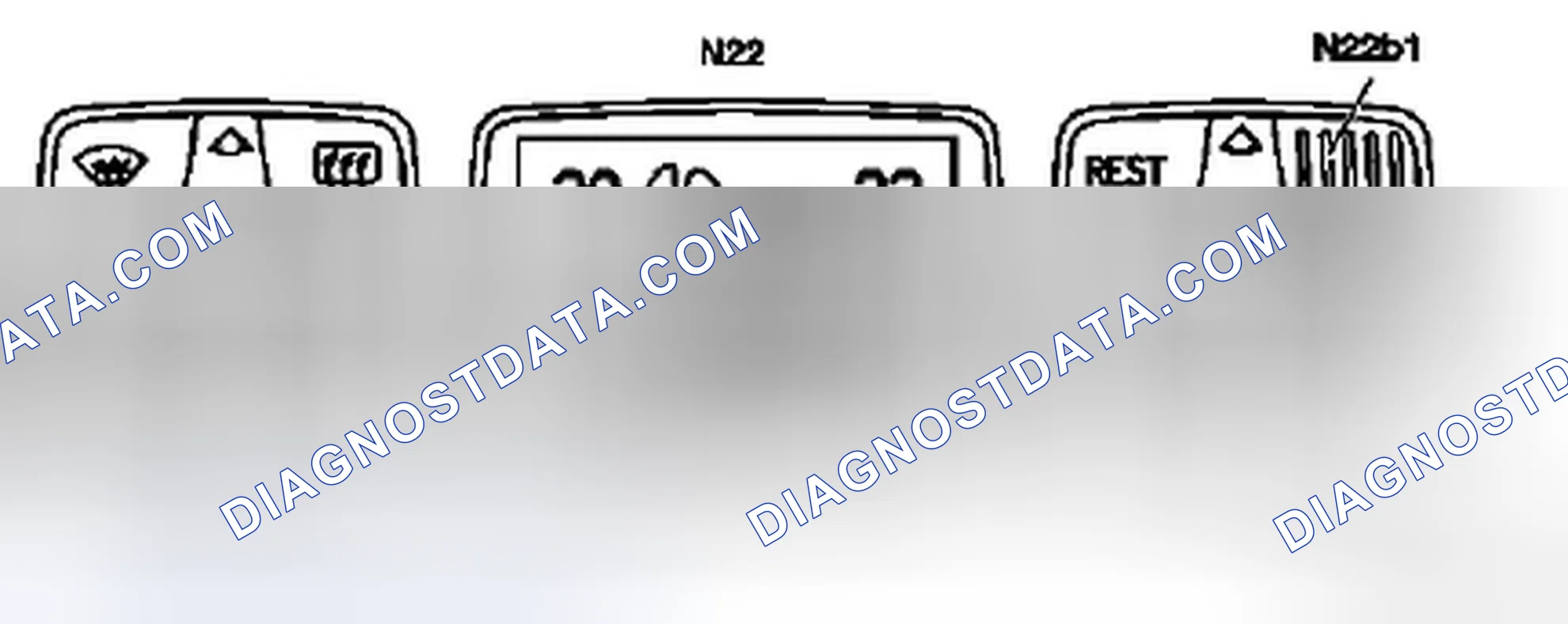 Scheme 53: Identifying Automatic A/C Pushbutton Control Module And In-Car Temperature Sensor