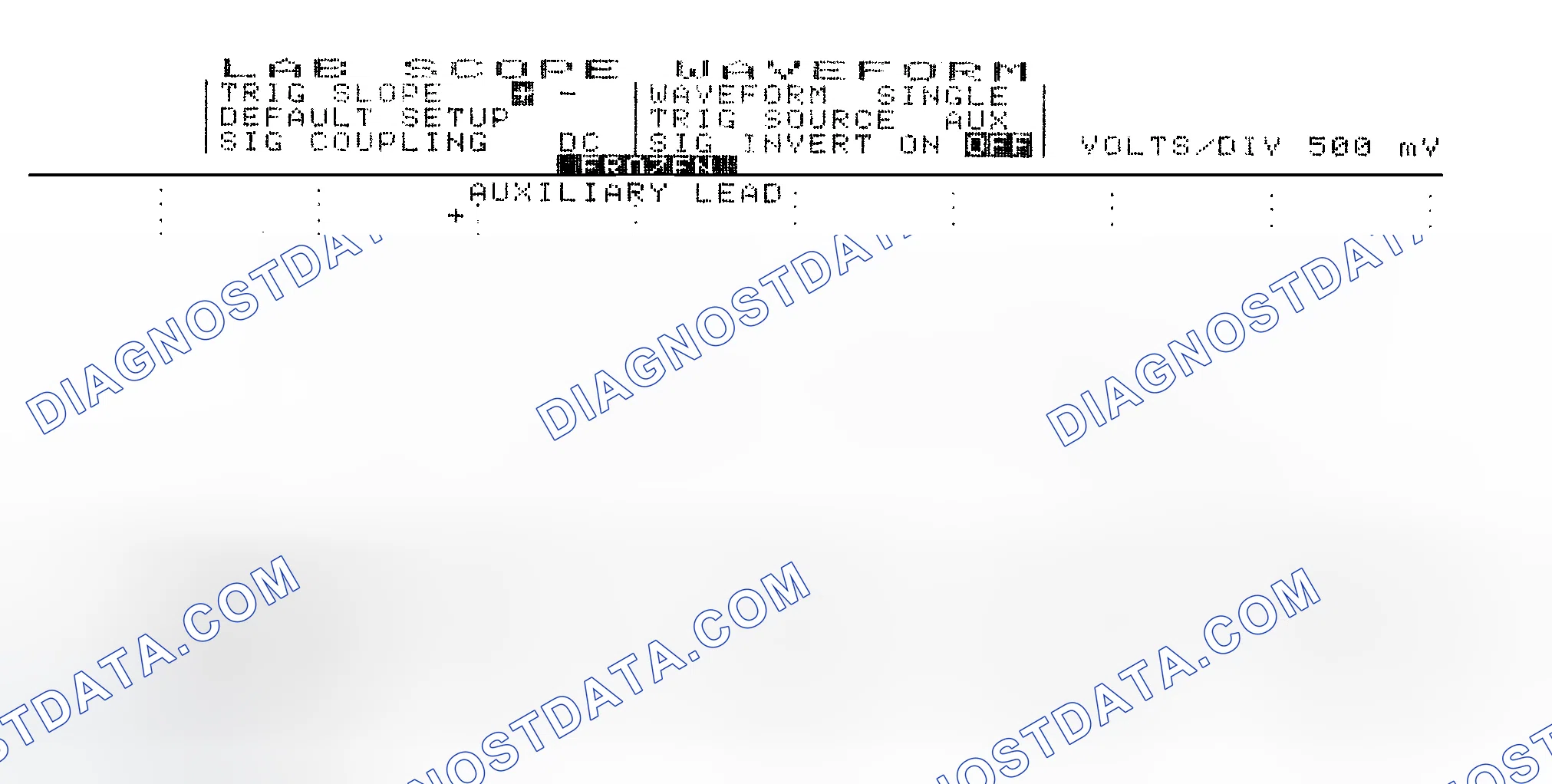 Scheme 14: Single Injector w/Excessive Current Flow - Current Pattern