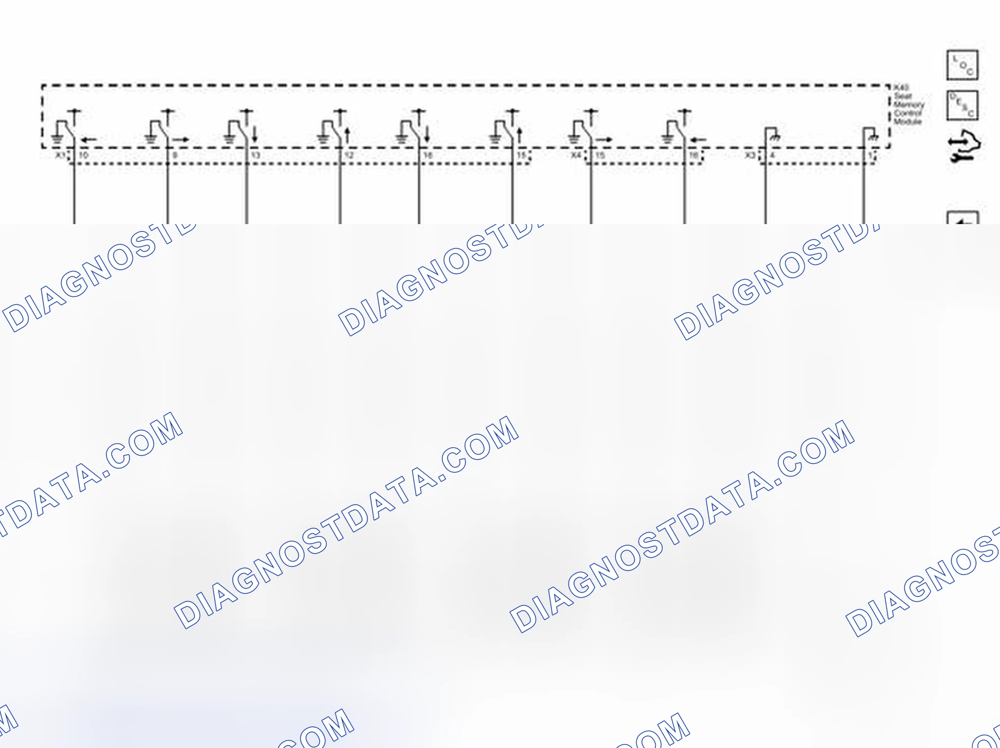 Scheme 127: Memory Module Ground and Seat Motors (AG3)