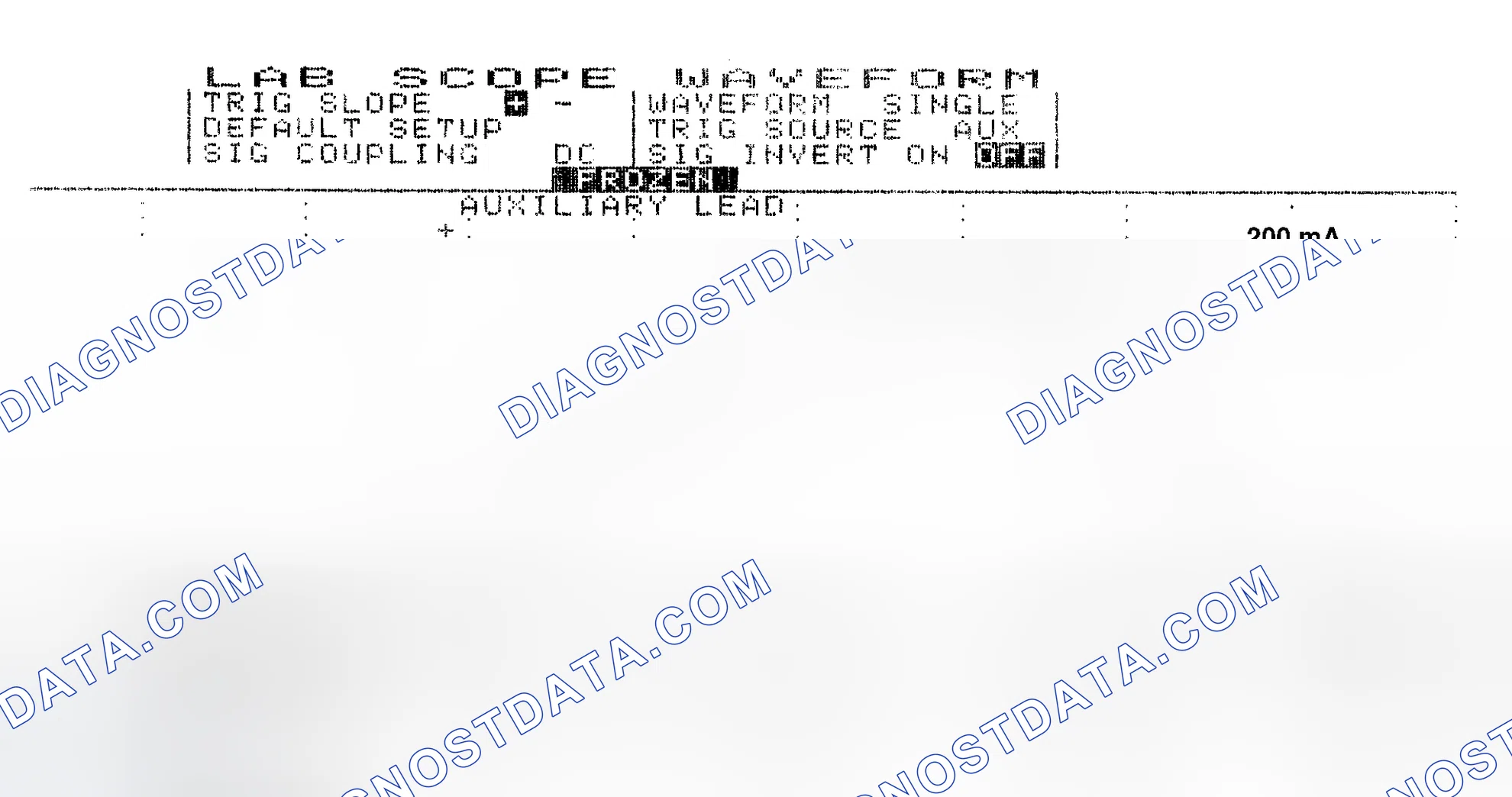 Scheme 13: Single Injector w/Normal Current Flow - Current Pattern