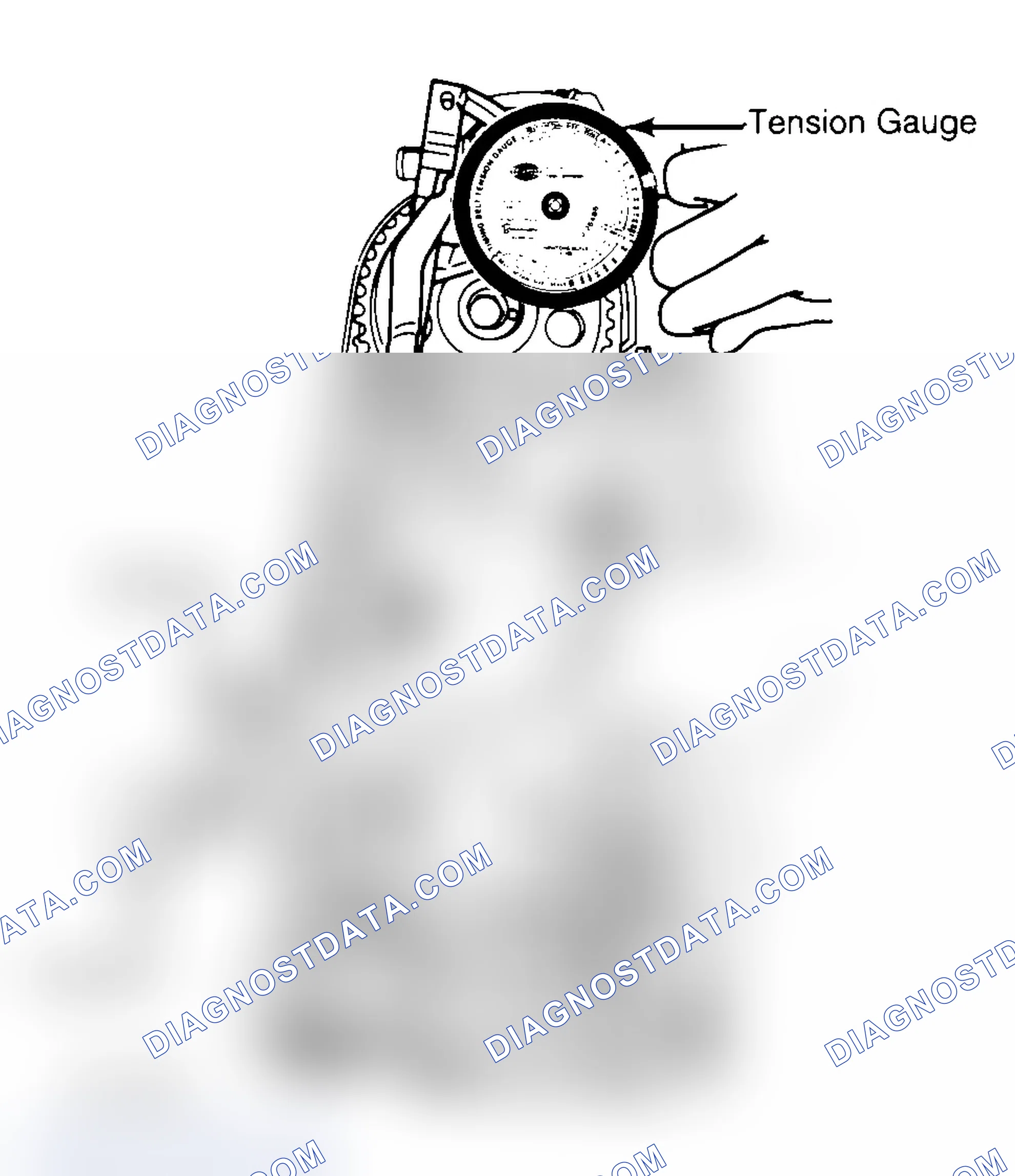 Scheme 28: Adjusting Typical Timing Belt Tension