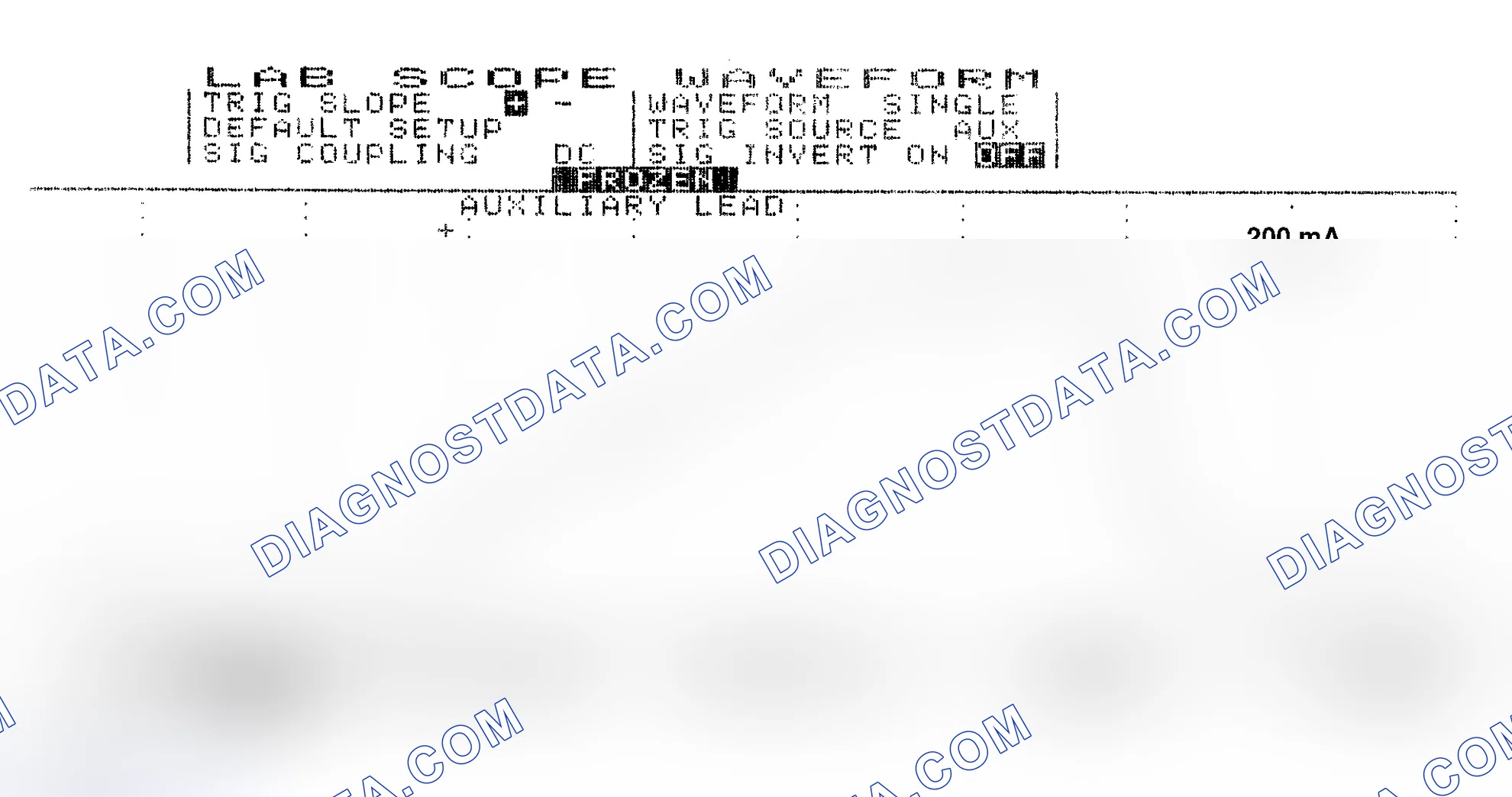 Scheme 13: Single Injector w/Normal Current Flow - Current Pattern
