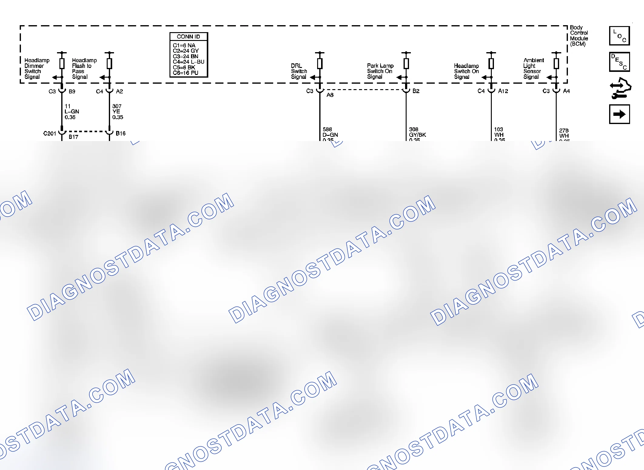Scheme 1: Headlights/Daytime Running Lights (DRL) Schematics